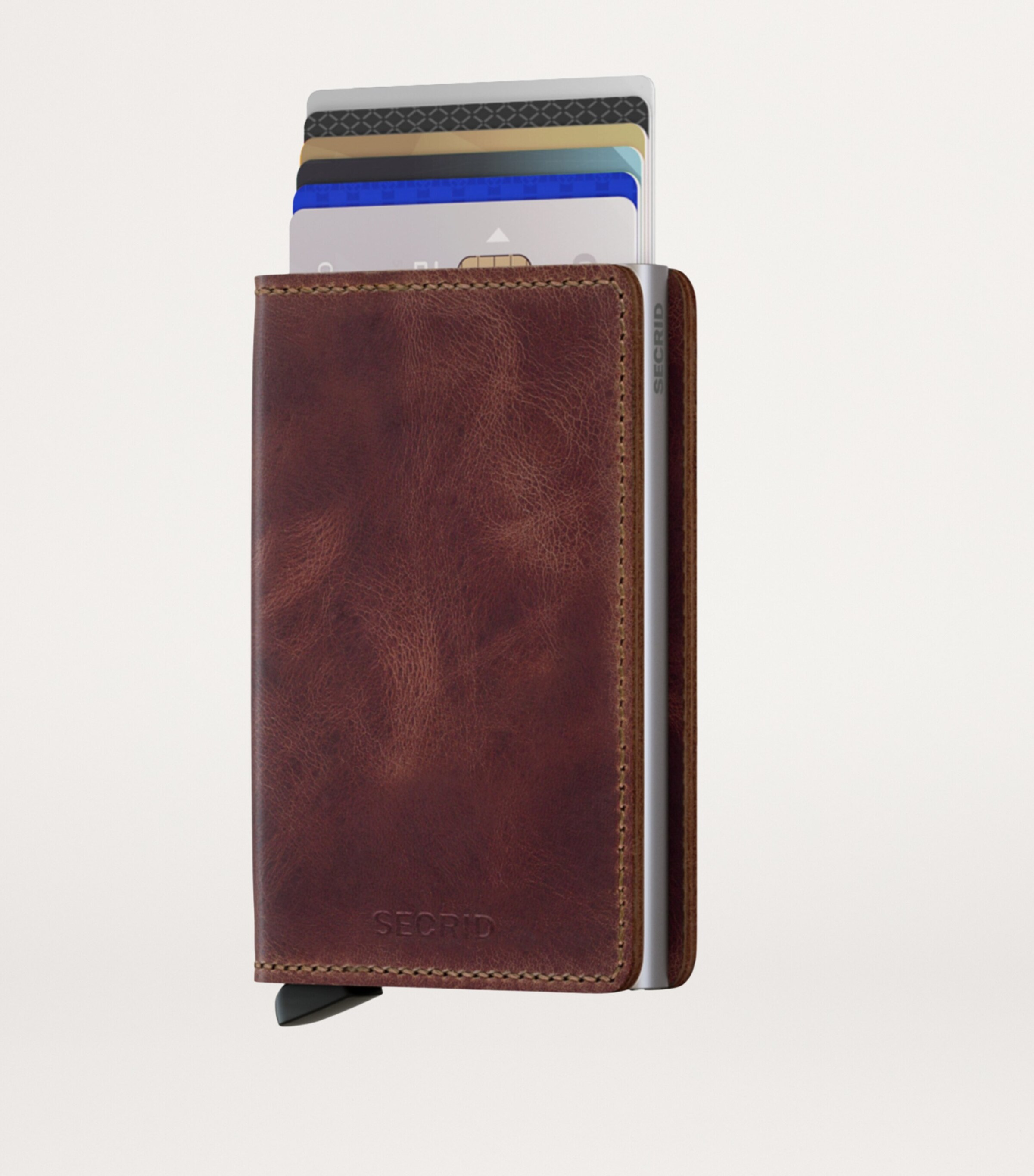 Leather Slimwallet BROWN Image 2