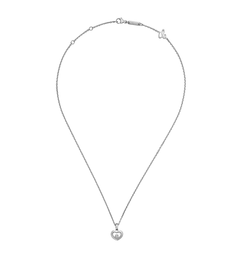 White Gold and Diamond Happy Diamonds Icons Pendant 18K WHITE GOLD Image 4