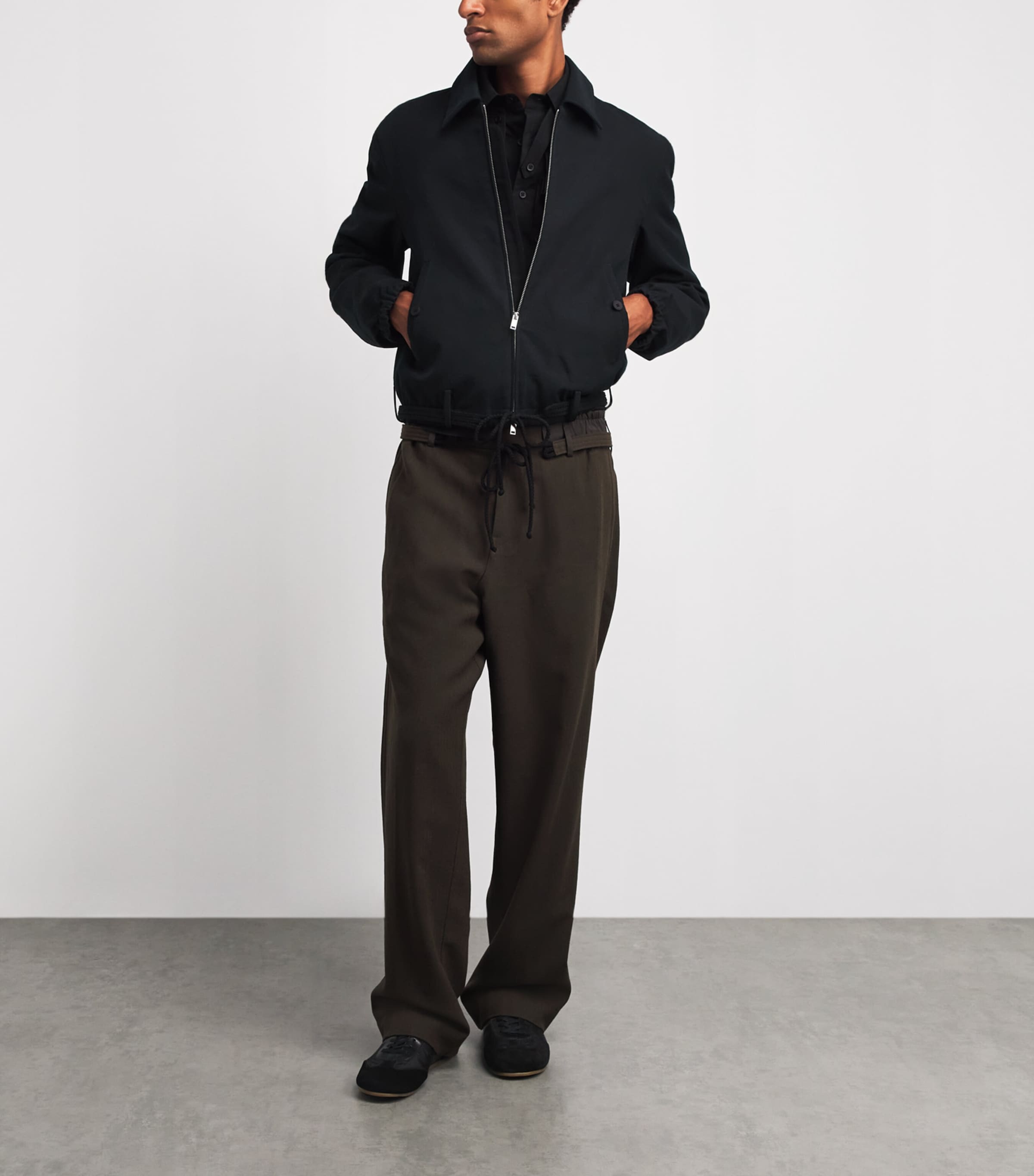 Craig Green Mens Wool Twill Utility Jacket Black Image 2