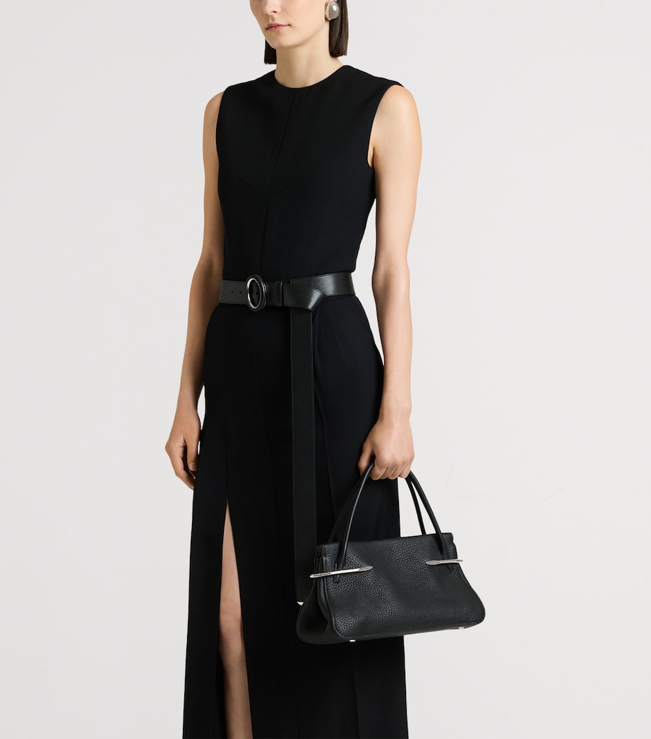 Givenchy Womens Wool Sliced Midi Dress Image 7