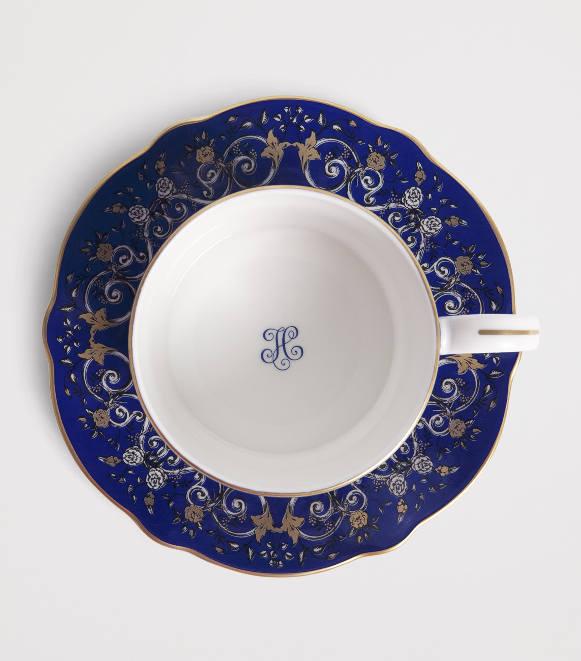 Harrods Bone China Teacup and Saucer Image 3