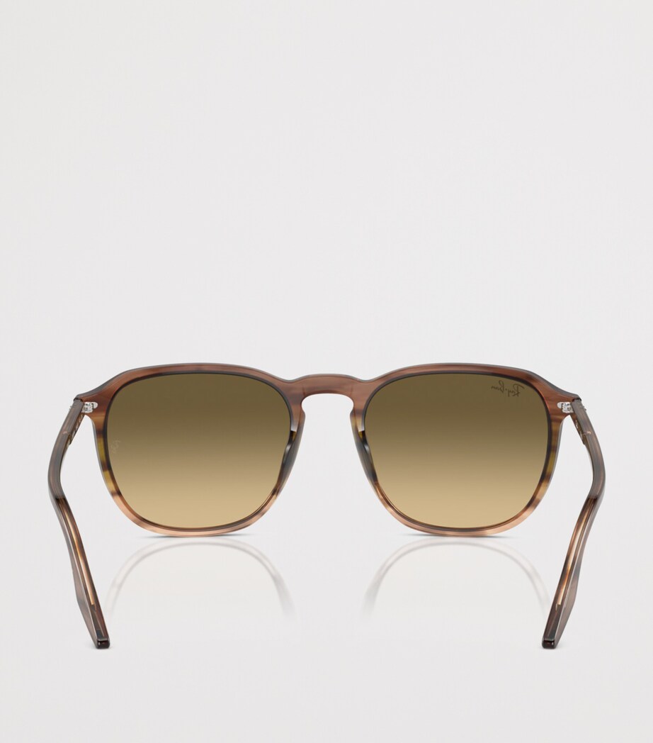 Ray-Ban Acetate Square Sunglasses Brown Image 4