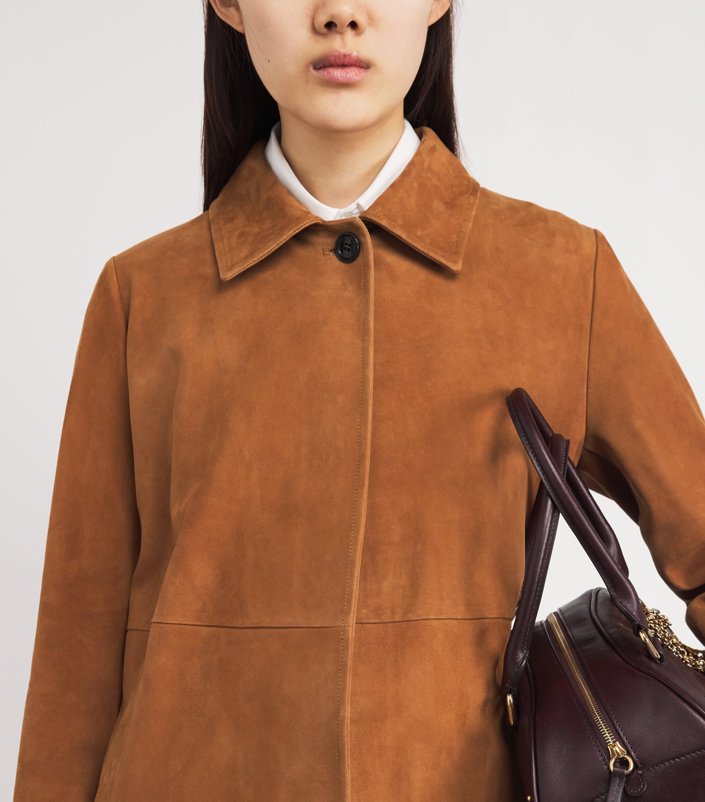 Suede Overcoat CAMEL Image 6