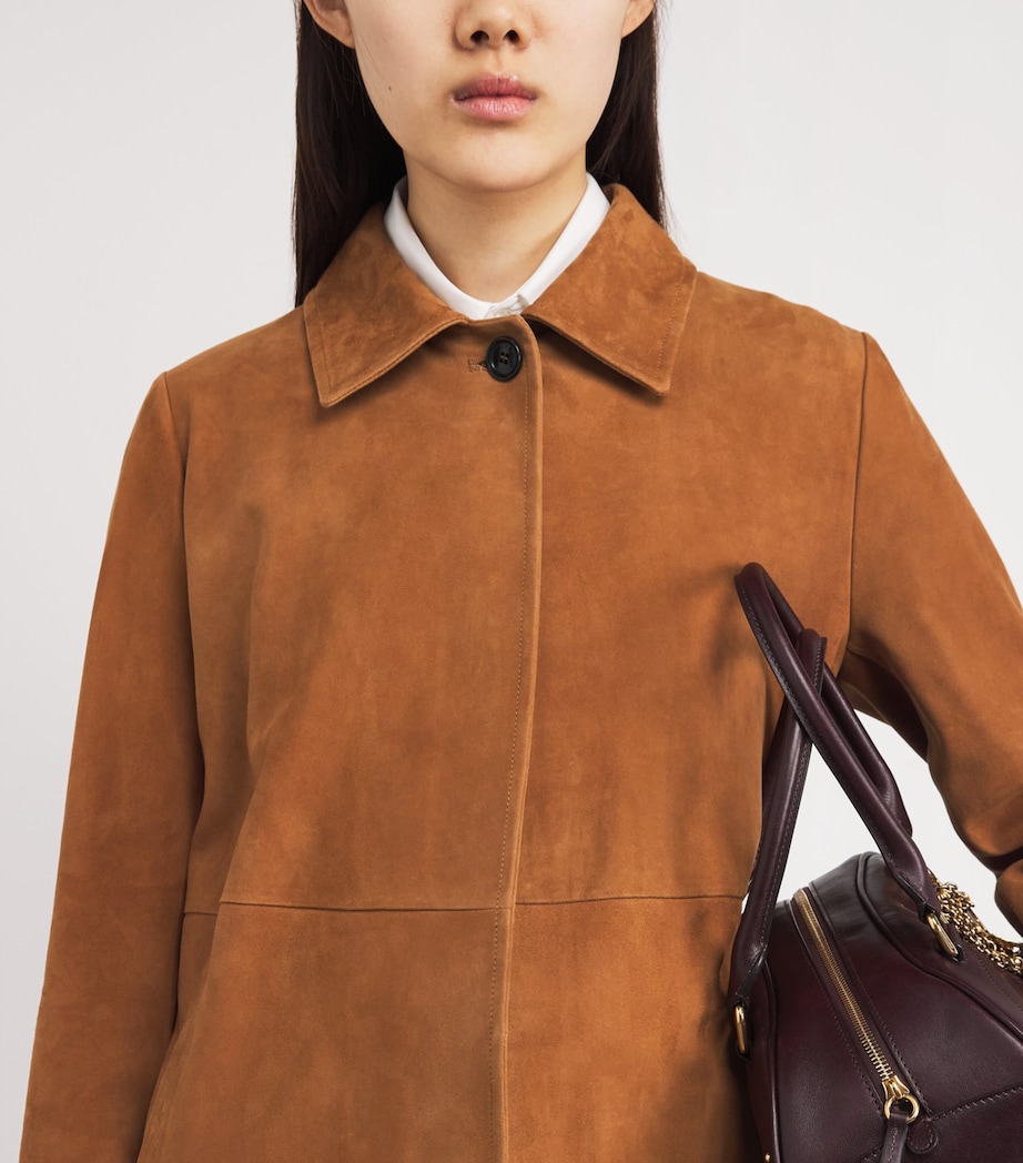 Suede Overcoat CAMEL Image 6