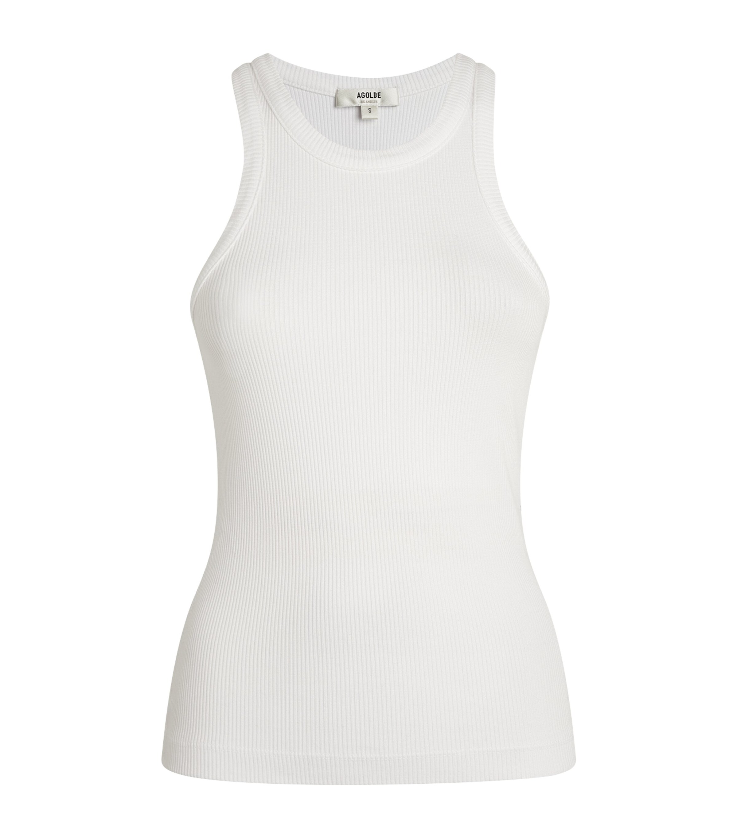 Shop Agolde Bailey Tank Top In White