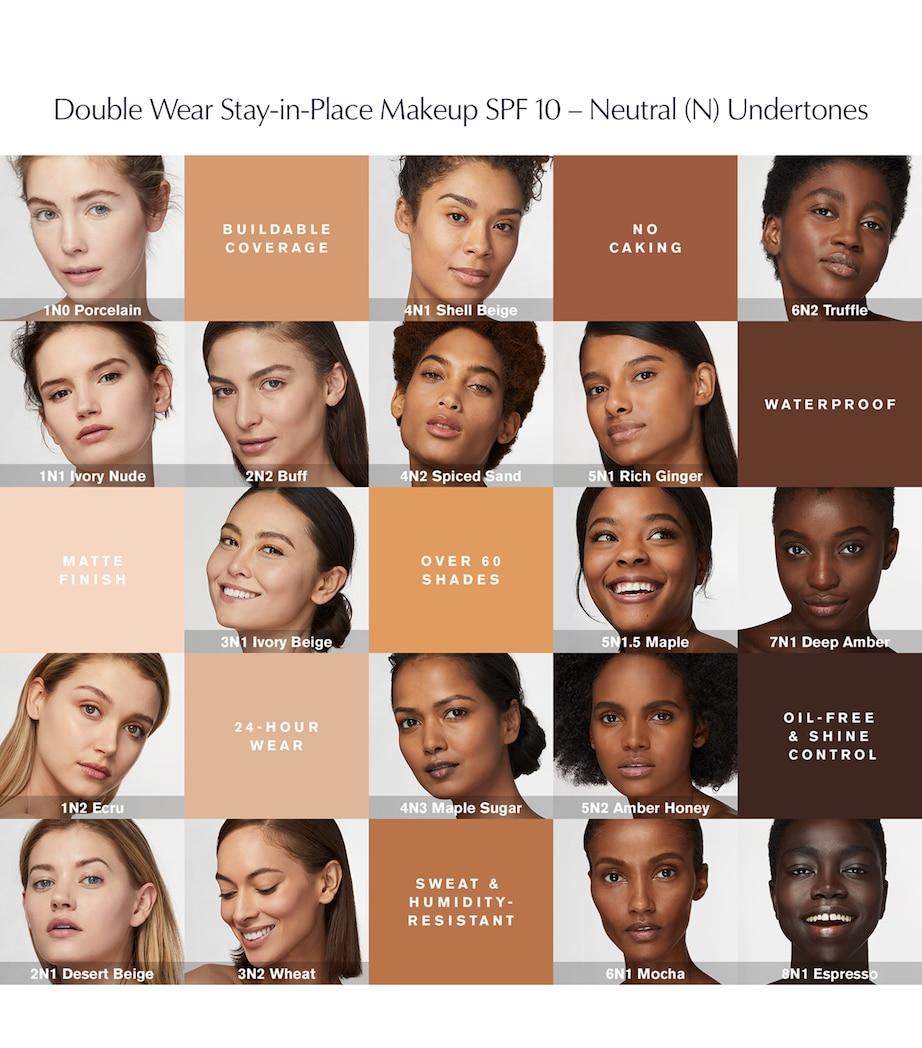 Double Wear Stay-in-Place Foundation SPF 10 4W1 HONEY BRONZE Image 4