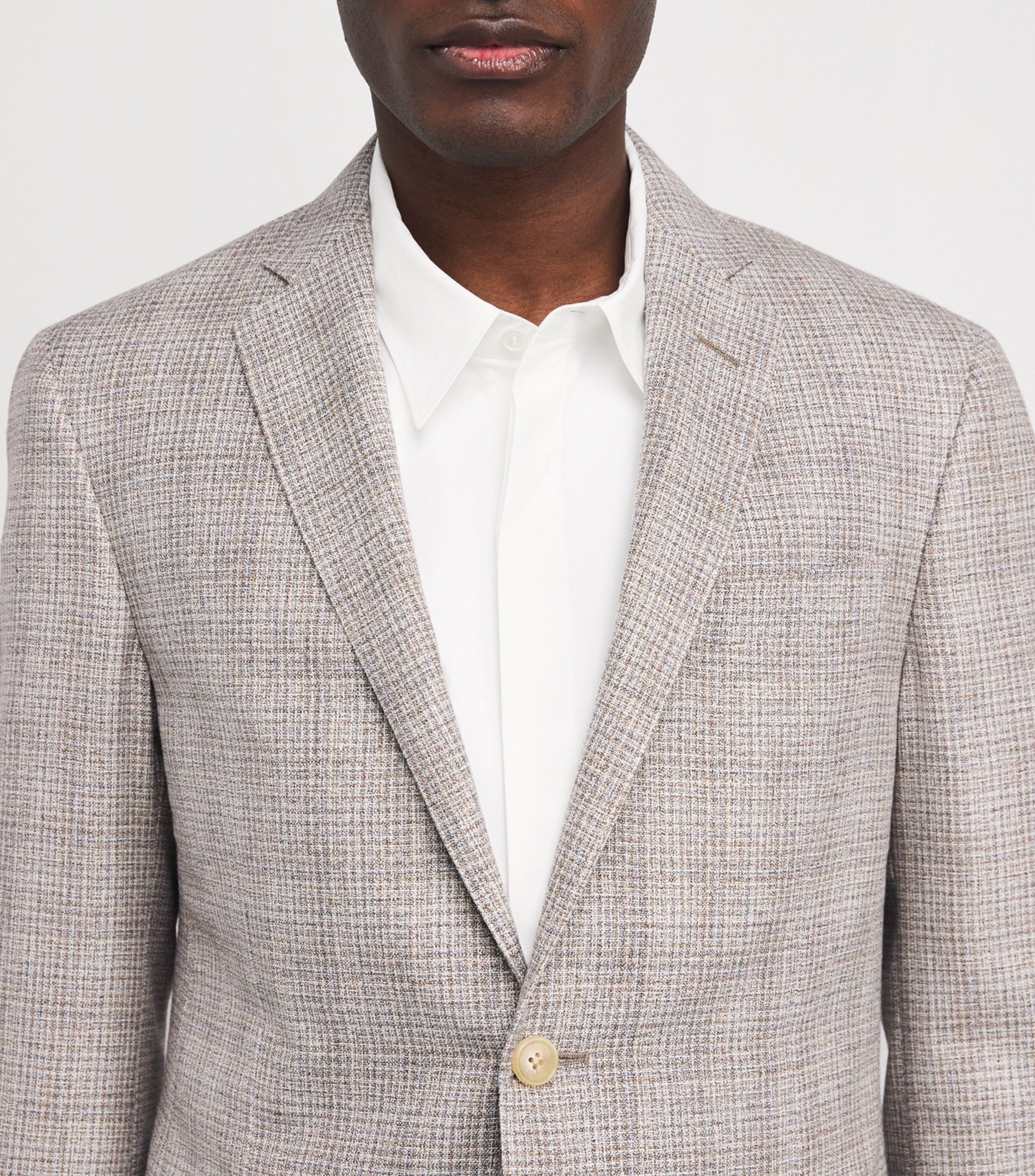 Silk-Virgin Wool Blazer 34 NATURAL / BEIGE Image 6