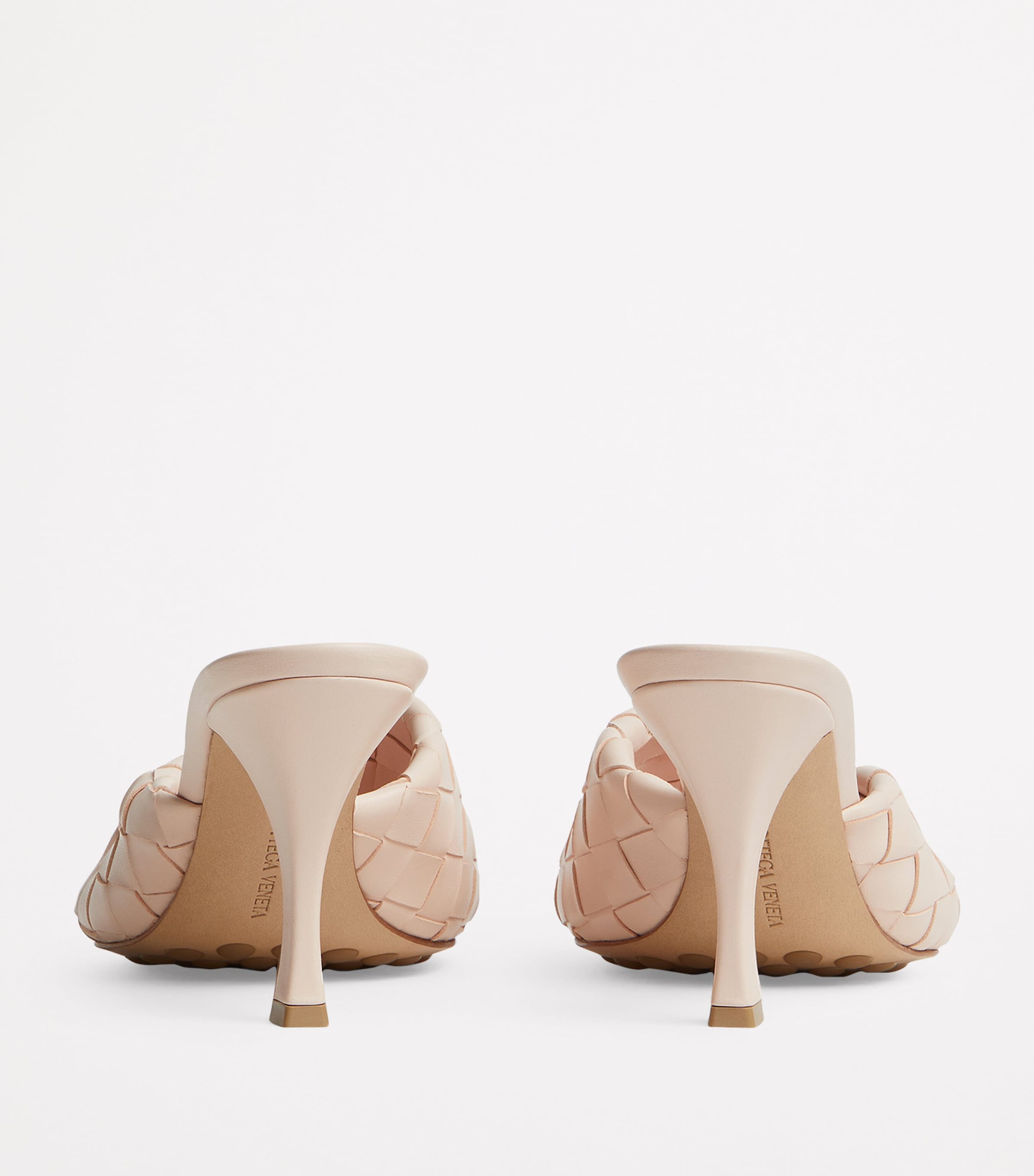 Leather Intrecciato Blink Mules 80 6801 Image 4