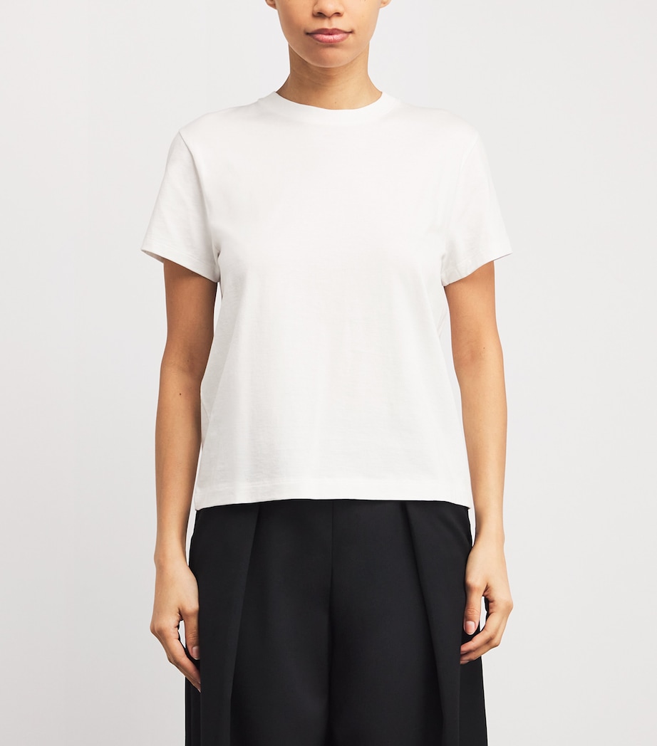 Pima Cotton T-Shirt 137OWT OPTIC WHITE Image 3