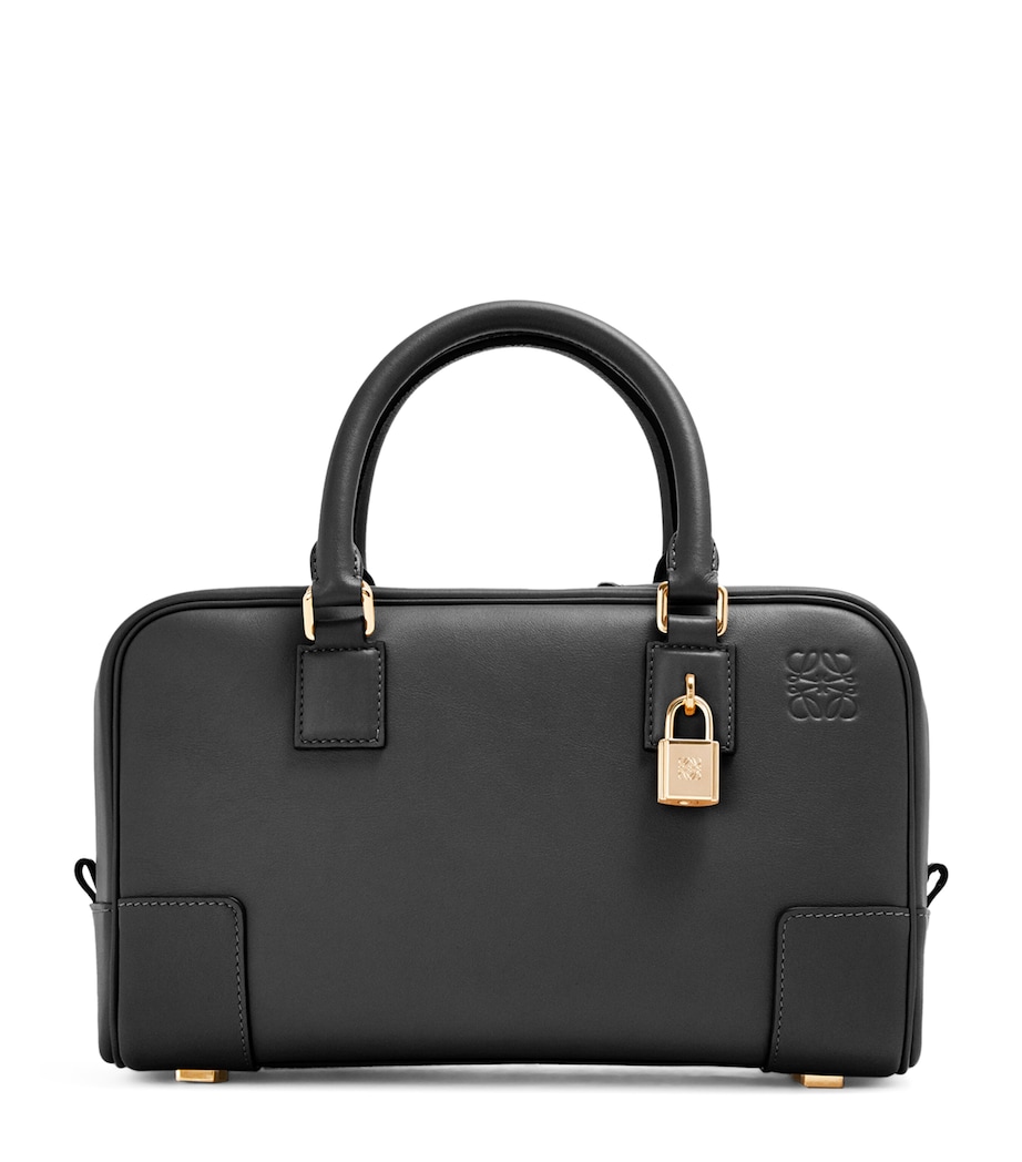 Leather Amazona 32 Top-Handle Bag BLACK Image 1