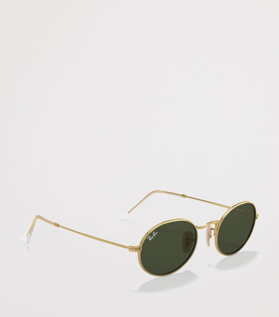 Ray-Ban RB3547 Oval Metal Sunglasses Image 6