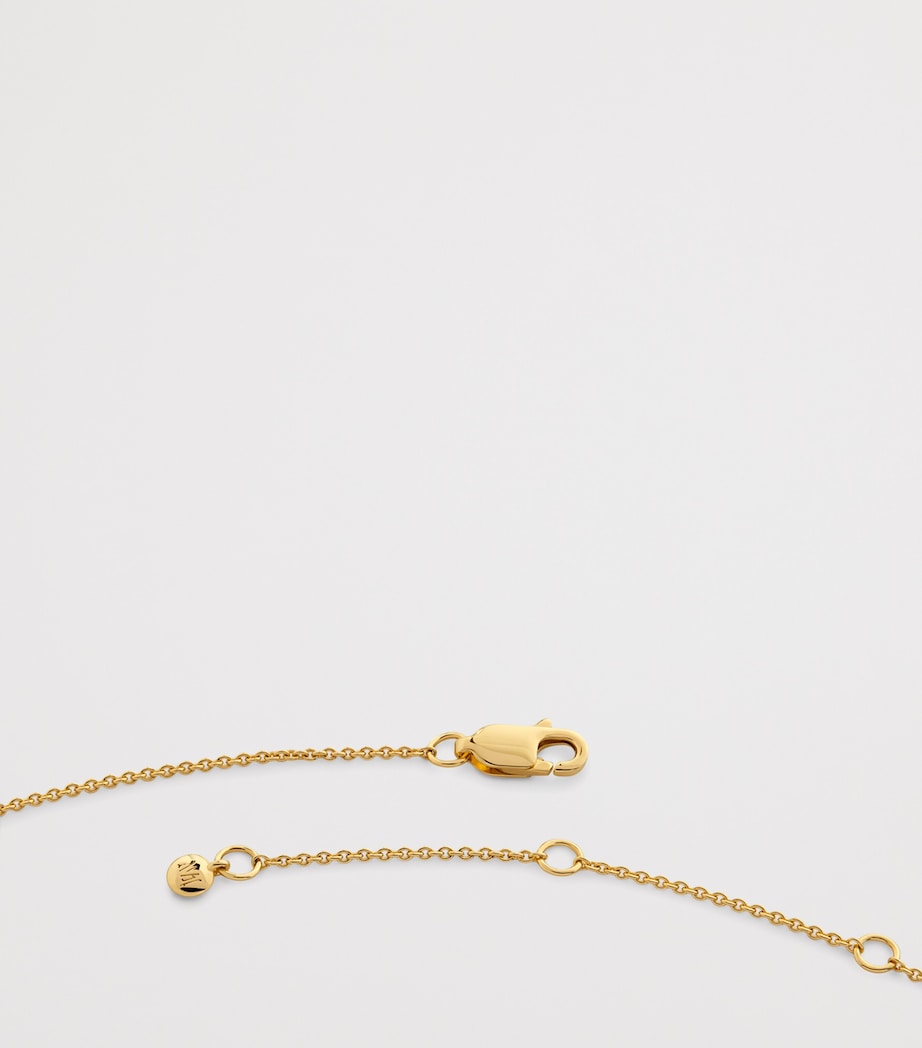 Gold Vermeil and Diamond Essentials Necklace 18K GOLD VERMEIL Image 3