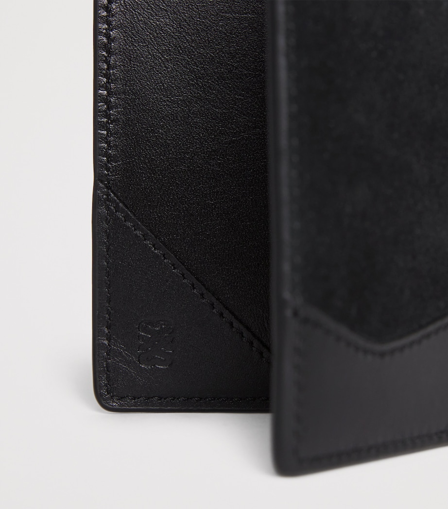 Suede Jet Lag Passport Holder BLACK Image 4