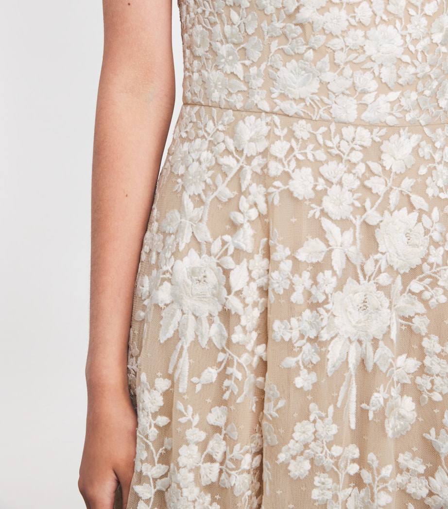 Scoop-Neck Rosa Maxi Dress BEIGE/CREAM Image 6