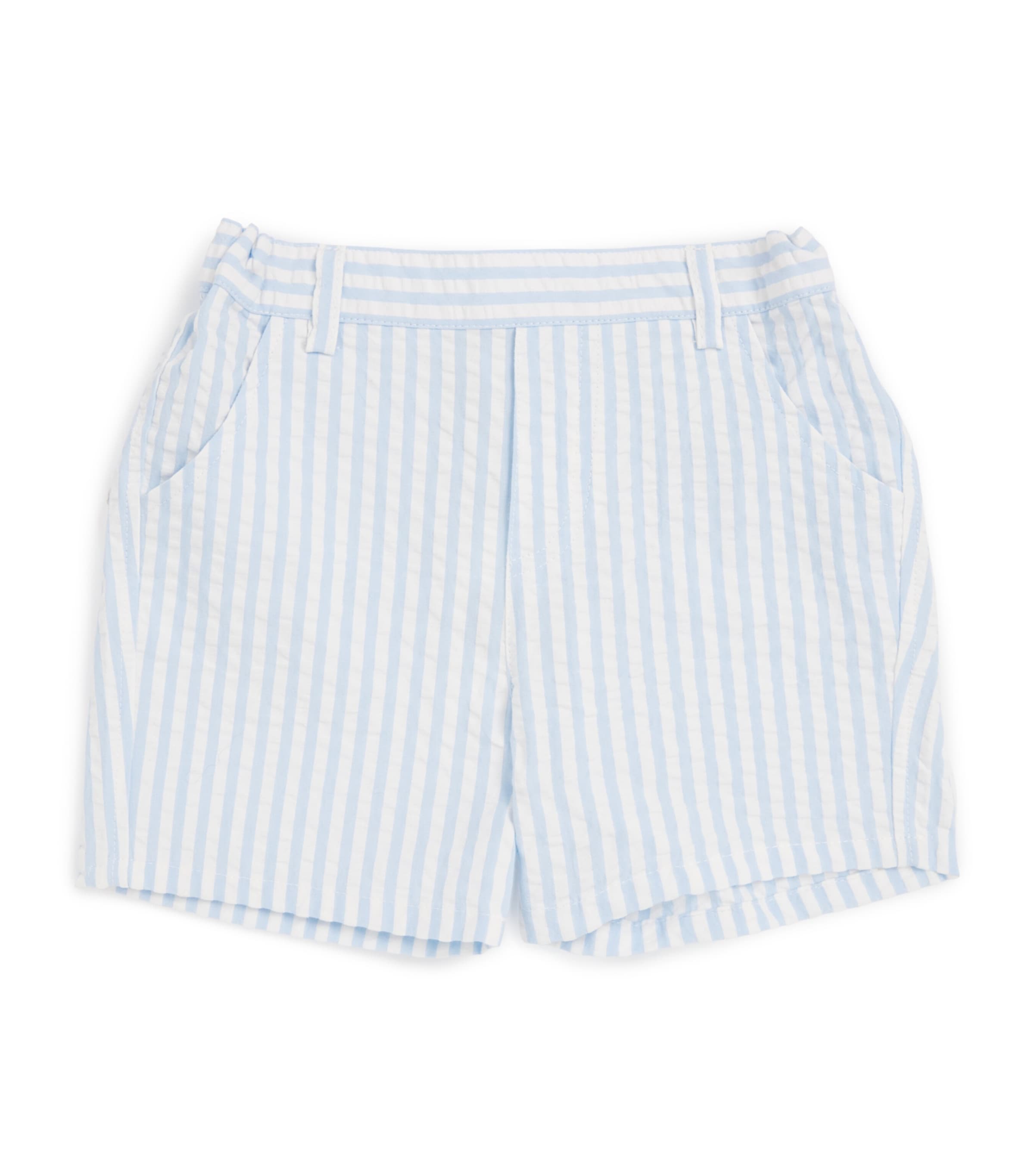 Cotton Stripe Shorts (3 Months-4 Years) 44NUAGE Image 1