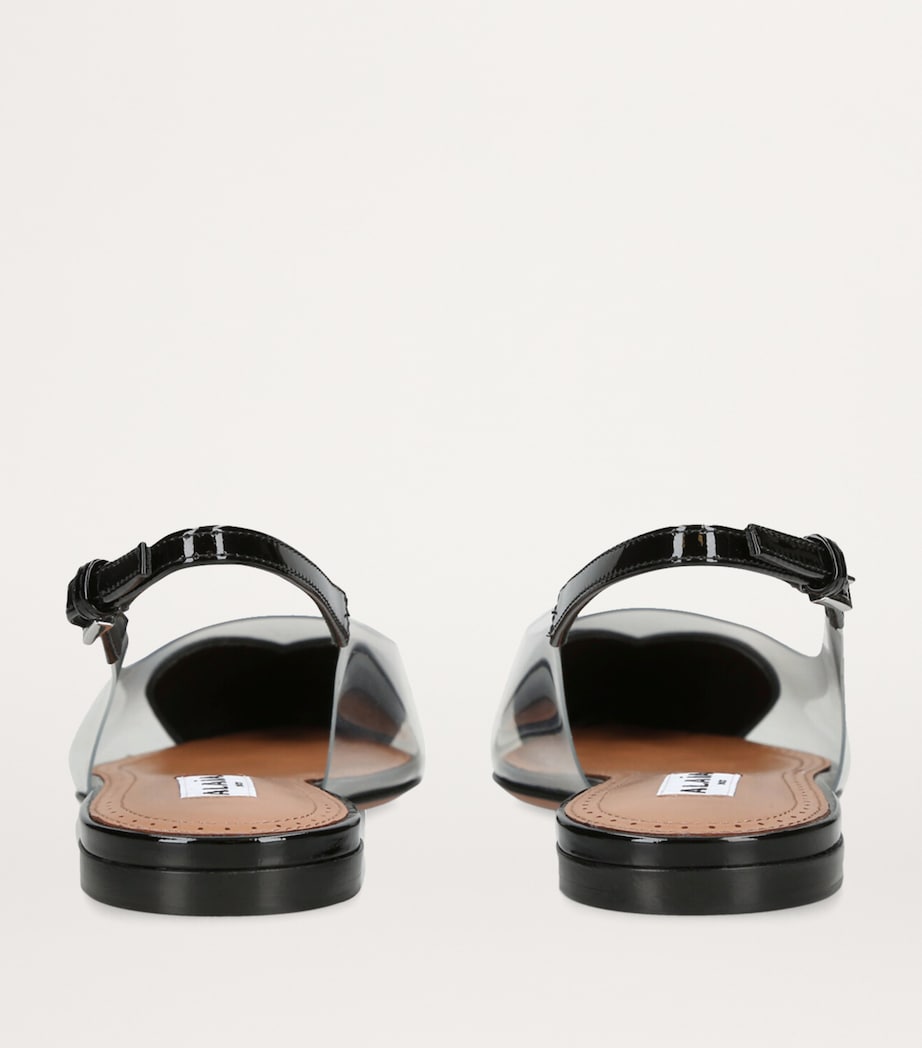 Alaïa Le Coeur Slingback Flats Black Image 2