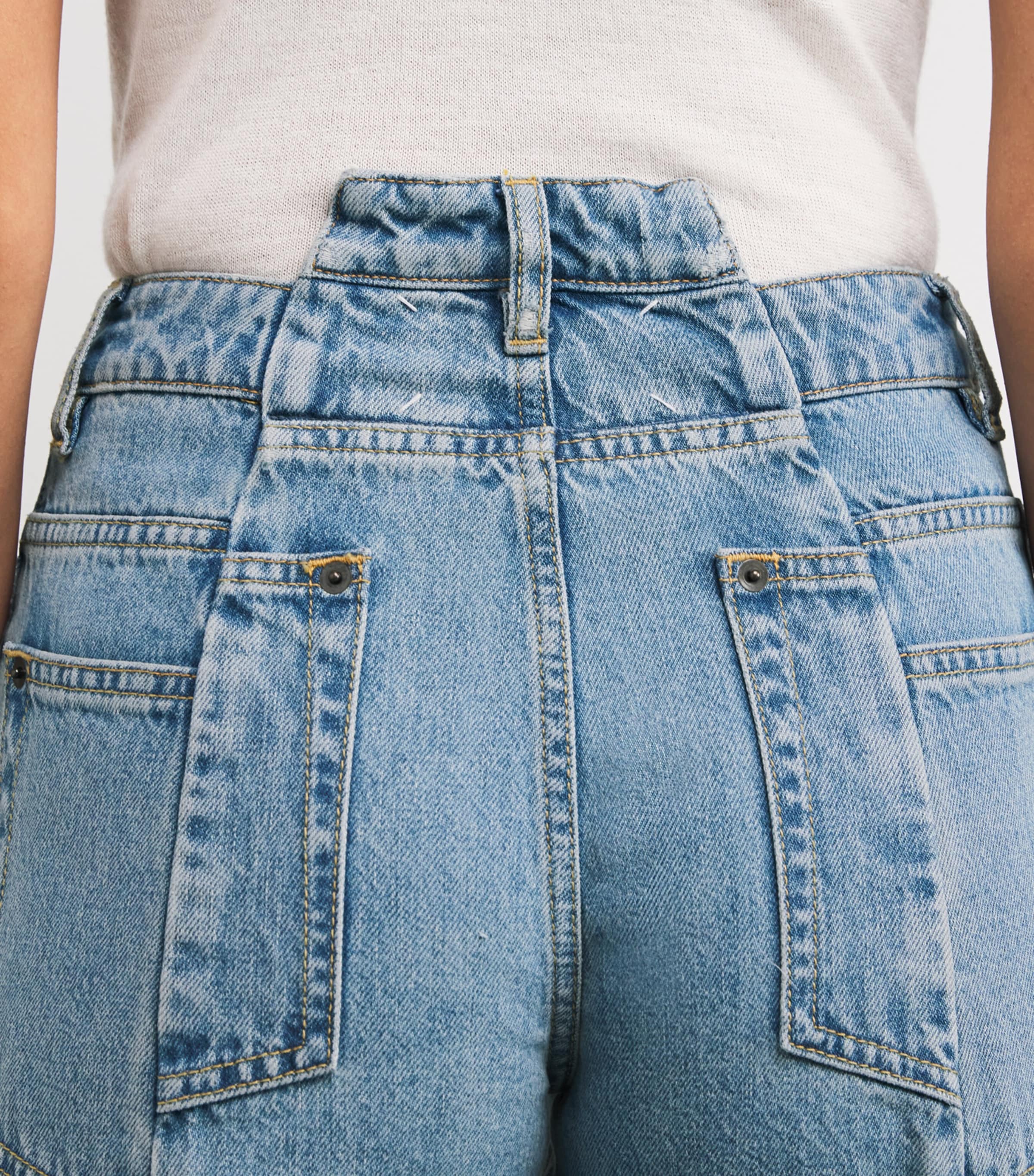 Maison Margiela - BLUE CUT-OUT JEANS – LE LABO STORE