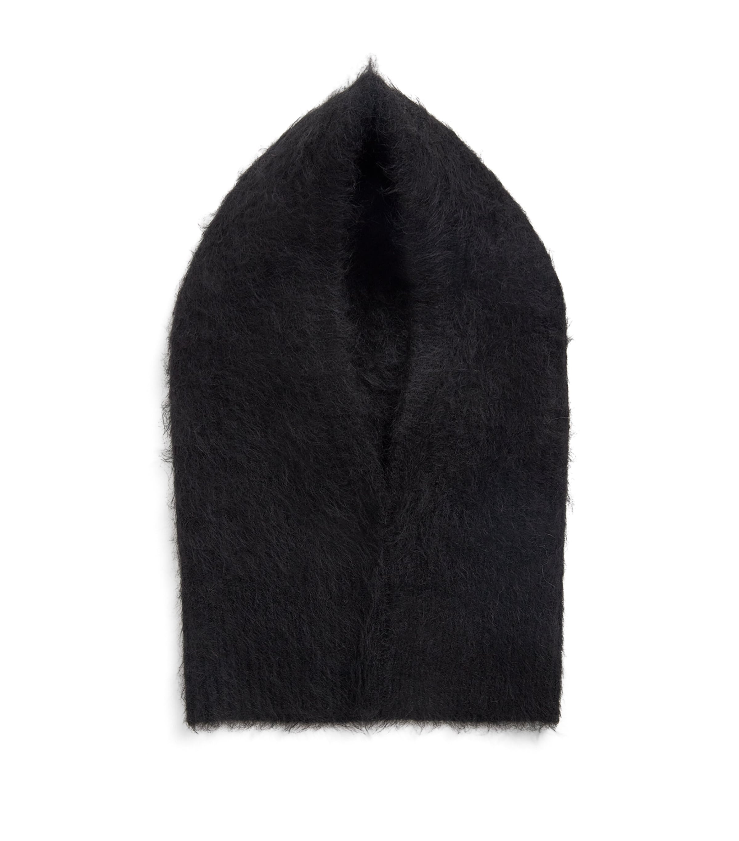 COLE BUXTON Alpaca-Blend Knit Balaclava Black Image 1