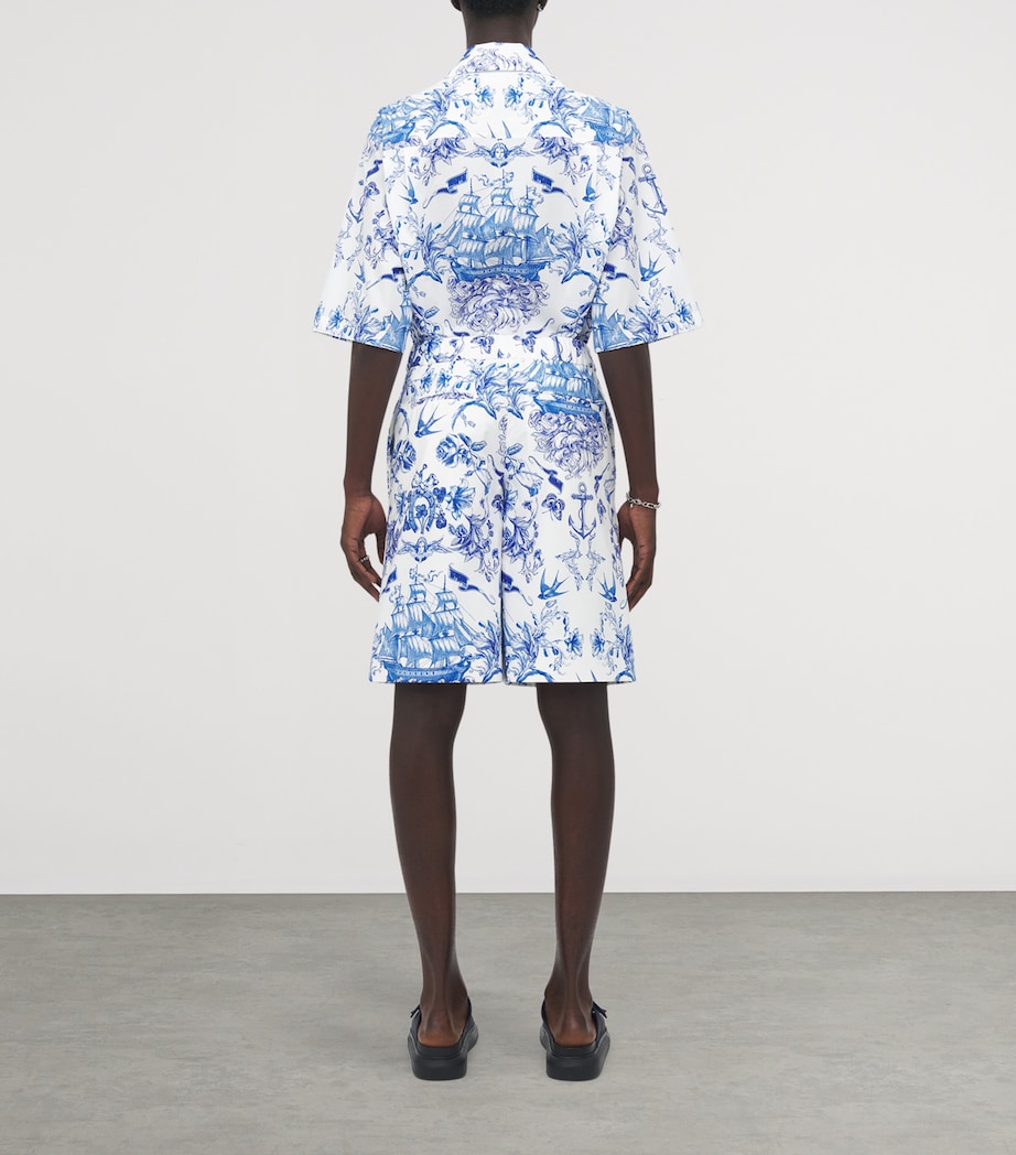 Tattoo-Print Shorts 9256 Image 4