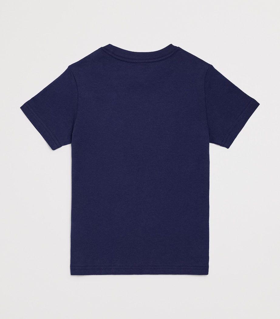 Cotton USA Flag T-Shirt (2-7 Years) CRUISE NAVY Image 2