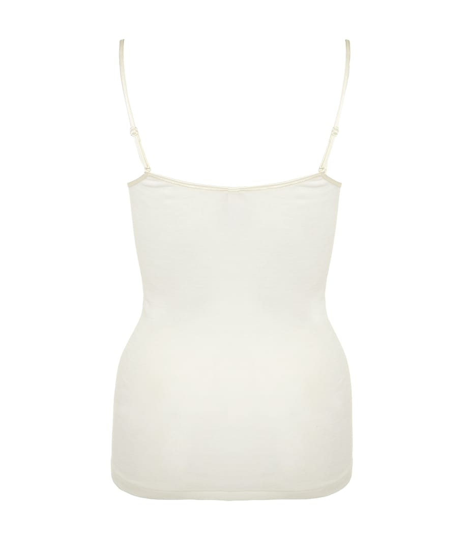 Wool and Silk Camisole GREEN Image 3