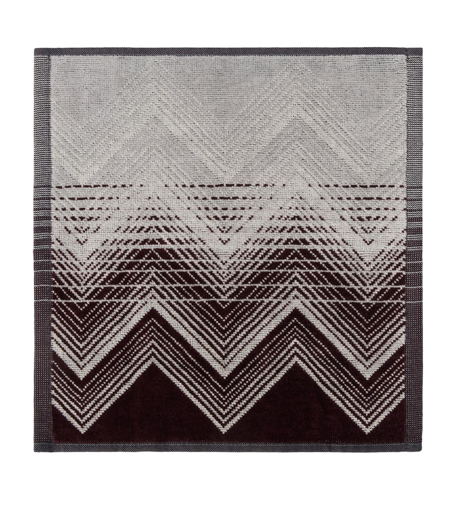 Missoni Home Set of 6 Marea Facecloths (30cm x 30cm) Image 2