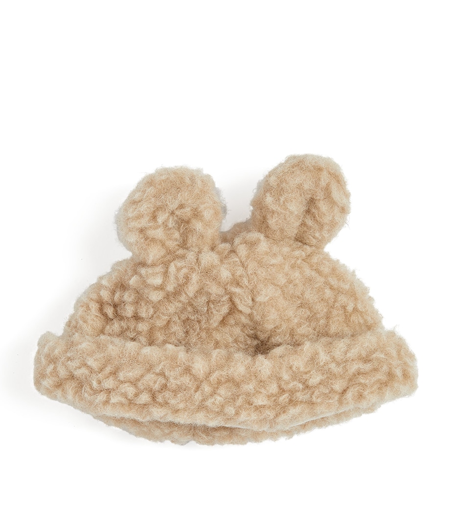 Merino Wool Teddy Hat PEANUT Image 3