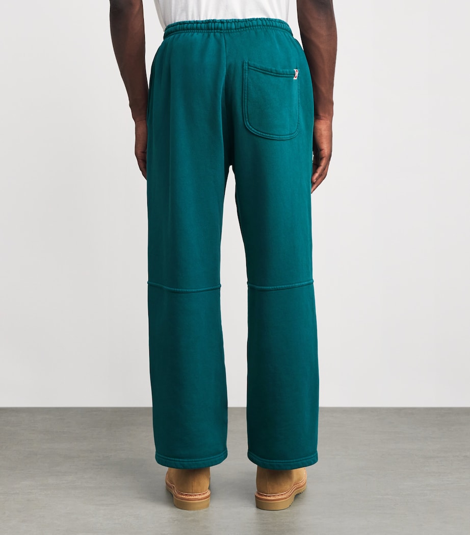 Cotton Navajo Embroidery Parachute Sweatpants TEAL Image 4