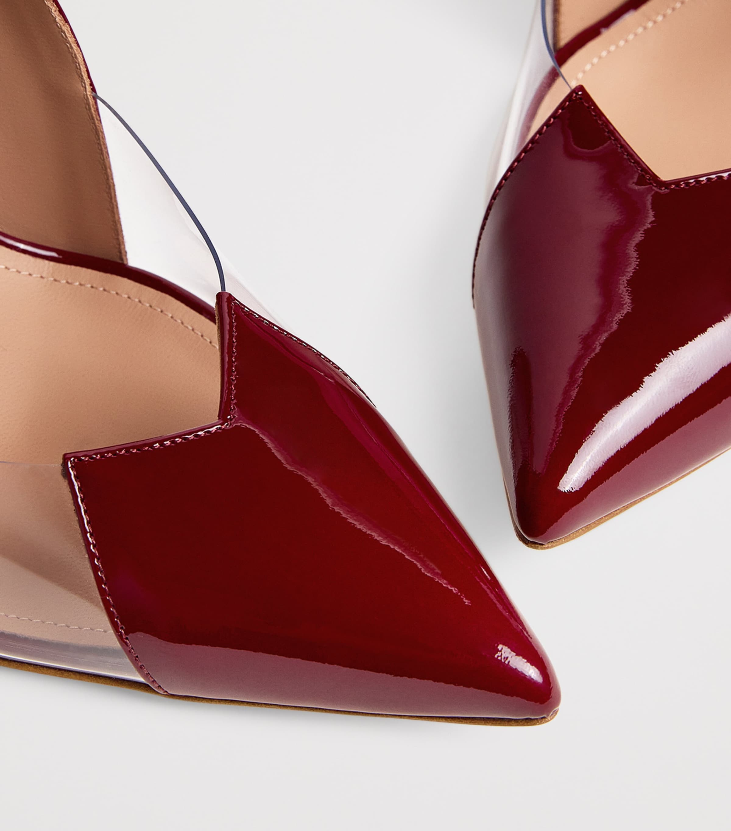 Leather Malia Pumps 100 ROSEWOOD Image 7