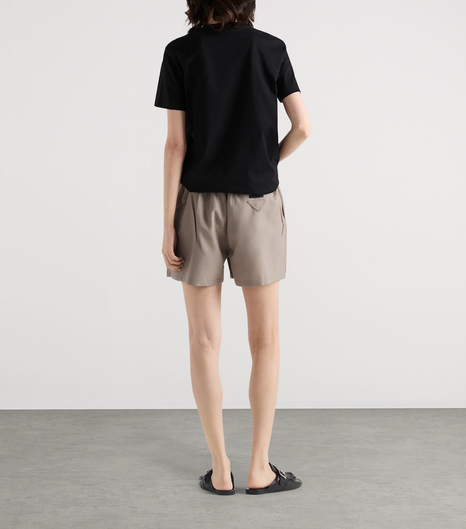 Cotton Distressed Logo T-Shirt F0002 Image 5