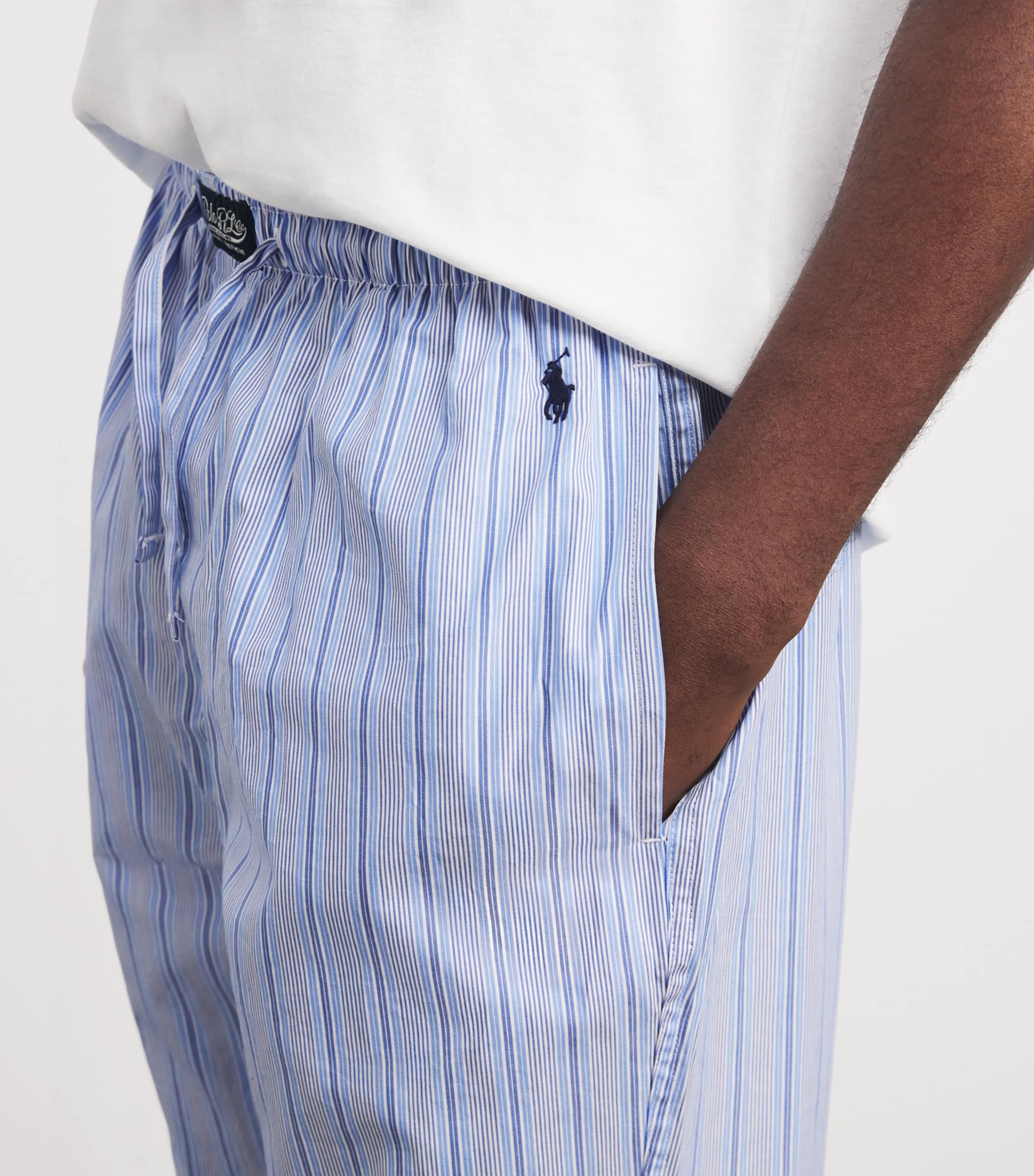 Cotton Pyjama Set ANDREW STRIPE/WHITE Image 6