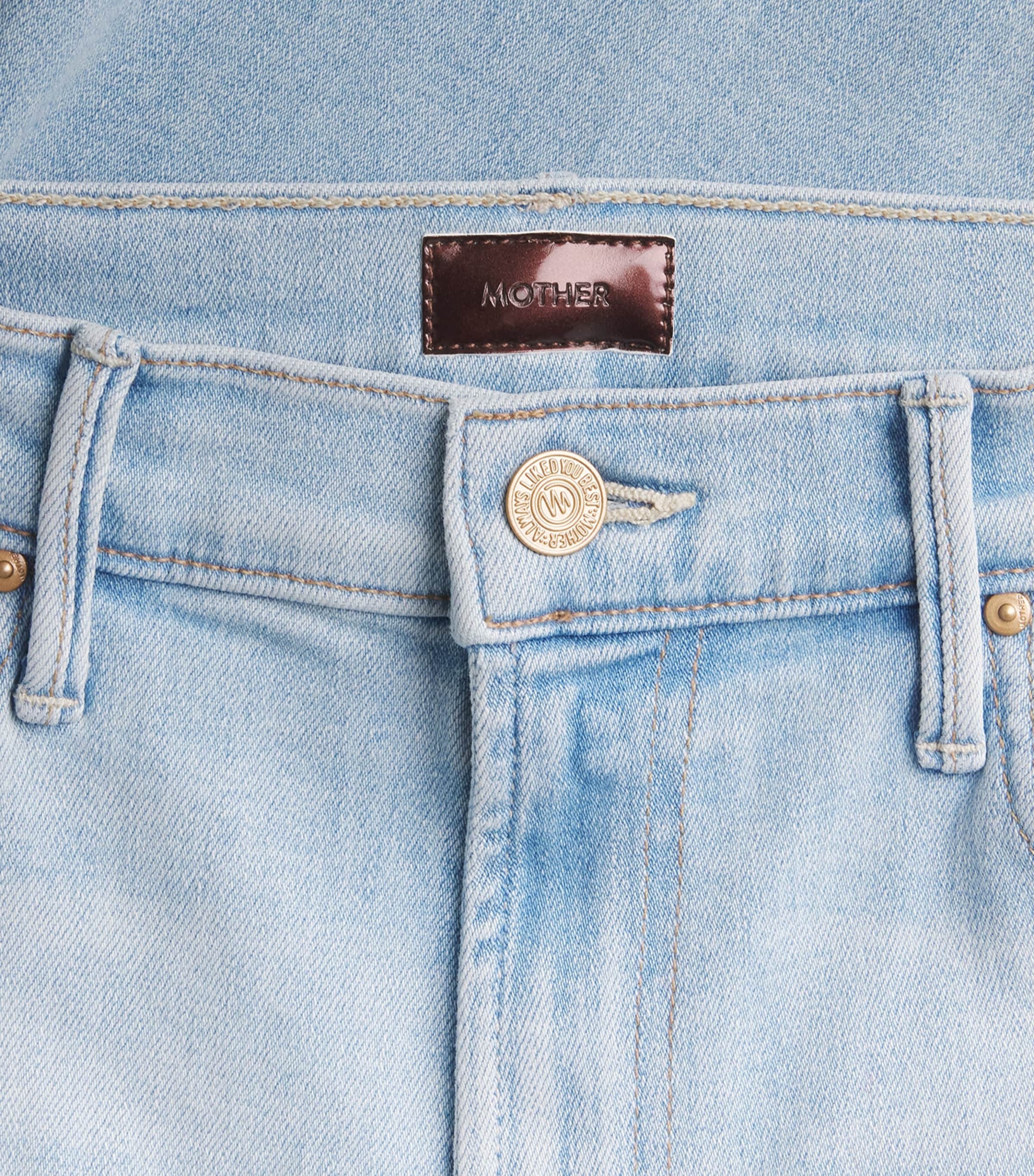 MOTHER Womens The Kick It Straight Jeans Miy Melt In You Image 6