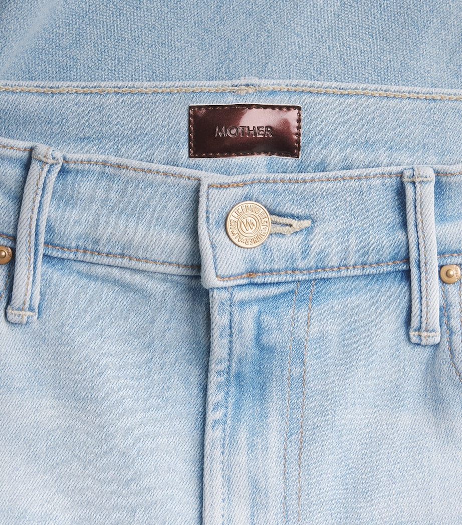 MOTHER Womens The Kick It Straight Jeans Miy Melt In You Image 6