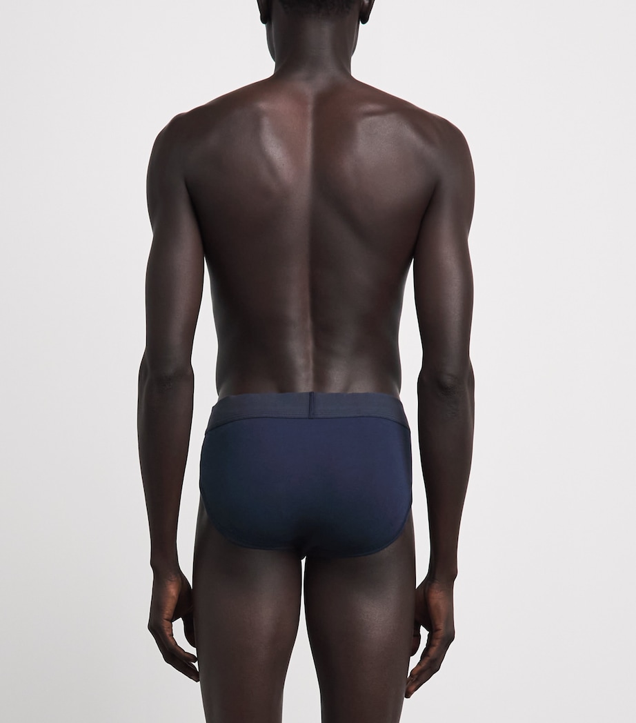 Skims Mens Stretch-Cotton Briefs (Pack of 3) Nimbus Multi Image 3