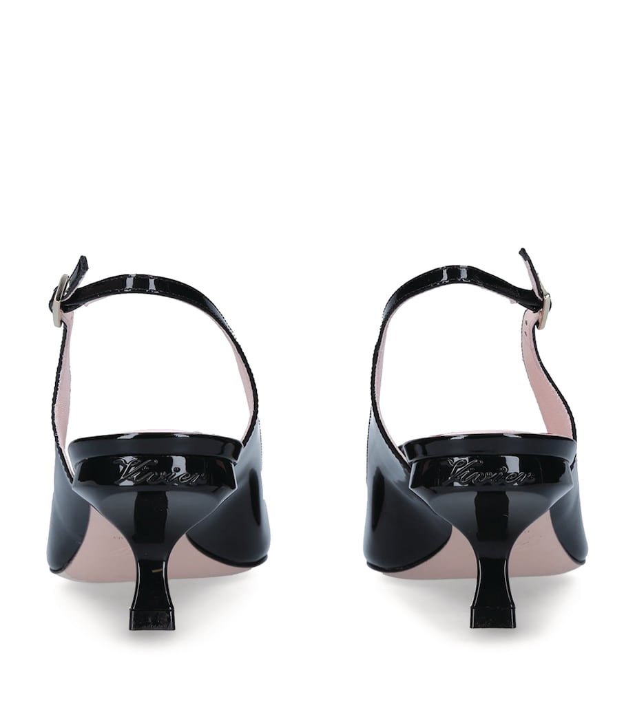Roger Vivier Virgule Slingback Pumps 55 Black Image 2
