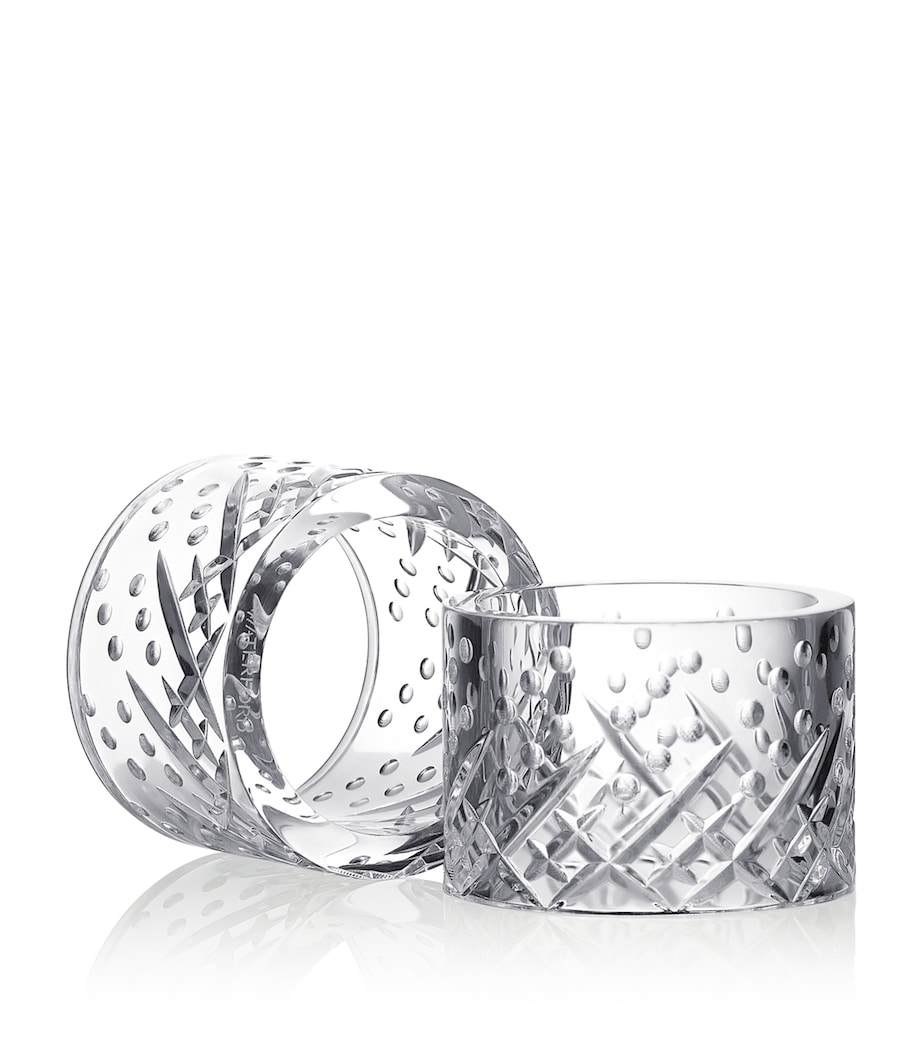 Crystal Celebrations Napkin Rings (Set of 2) CLEAR Image 1