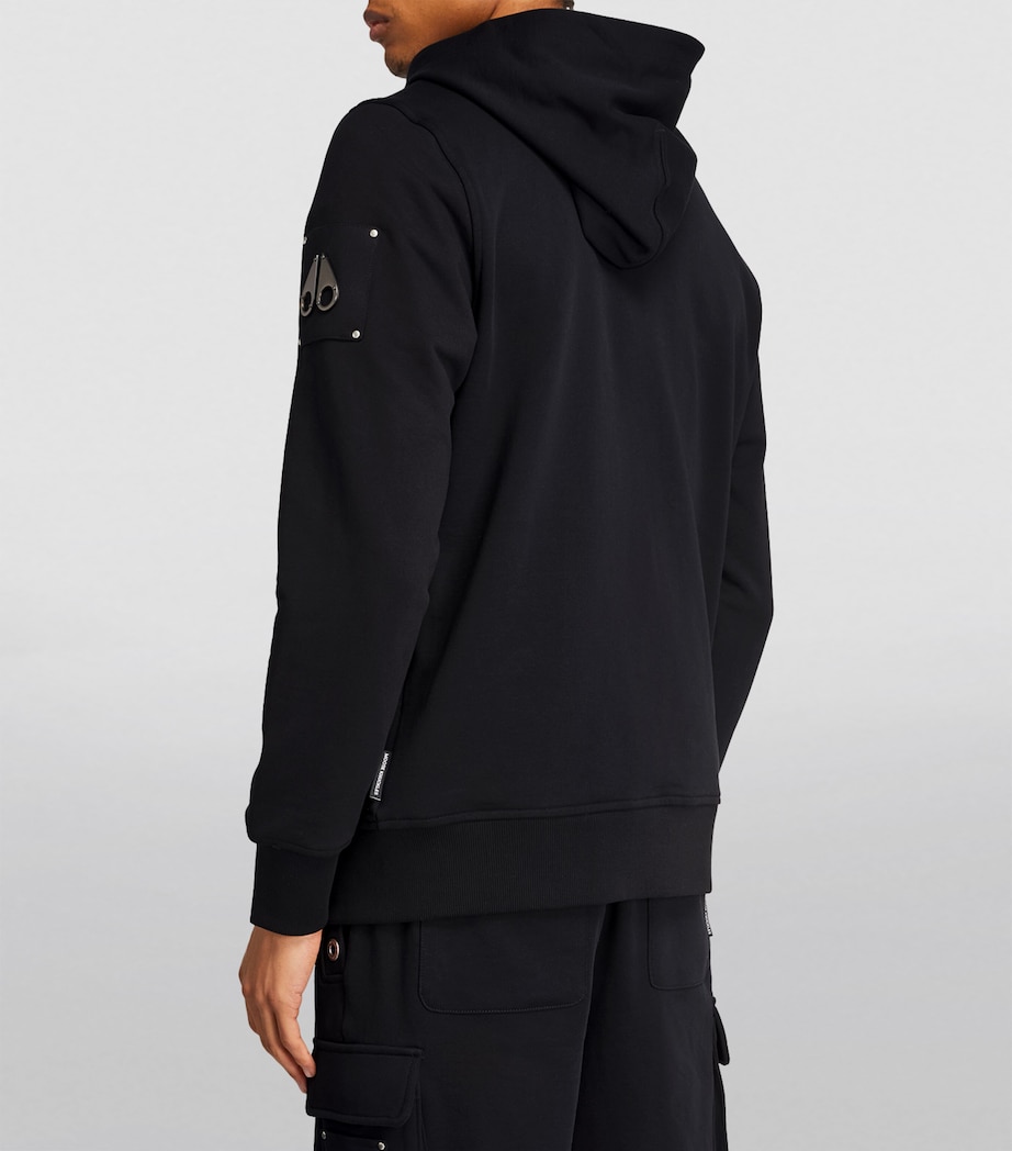 Logo Zip-Up Hoodie BLACK - 292 Image 4