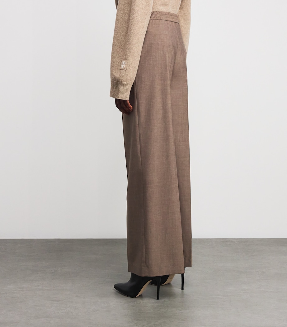 Virgin Wool Alanel Trousers MUSHROOM Image 4