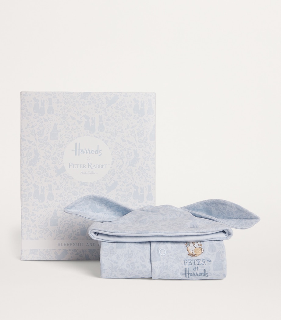 Peter Rabbit All-In-One and Hat Set (0-18 Months) BLUE Image 3