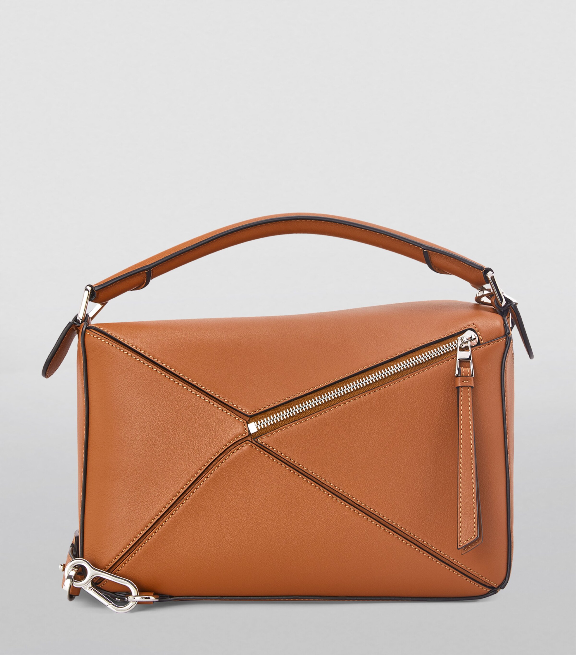 ロエベ LOEWE Mini Puzzle Edge bag in soft grained calfskin Brown - LOEWE