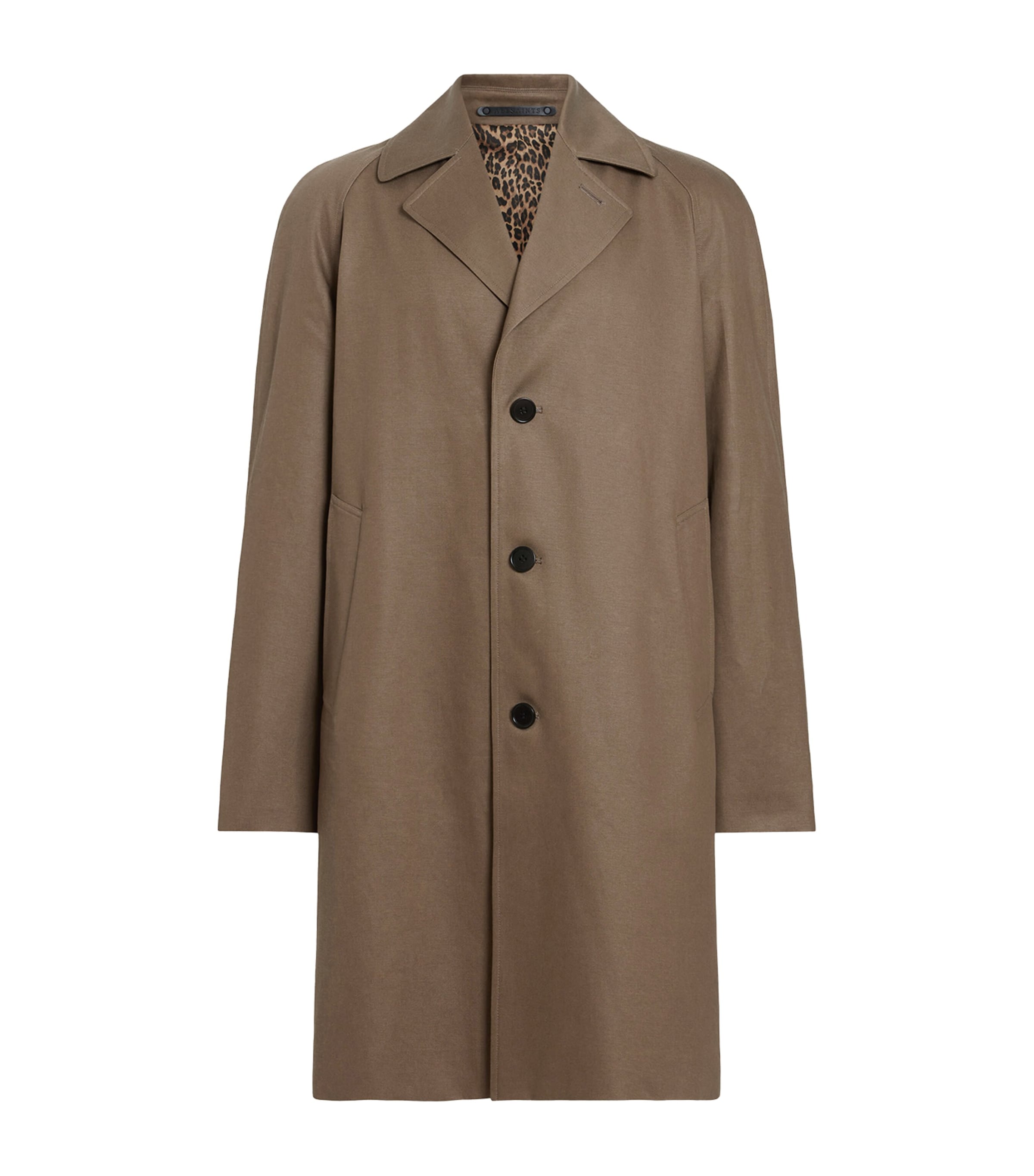 Allsaints Montell Trench Coat In Brown