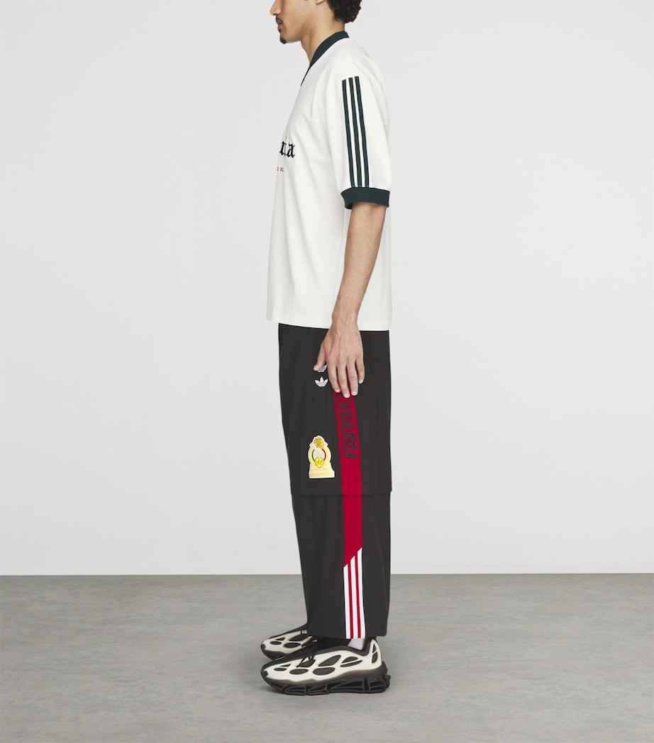 Willy Chavarria Mens x adidas Originals Soccer T-Shirt Off White Image 5