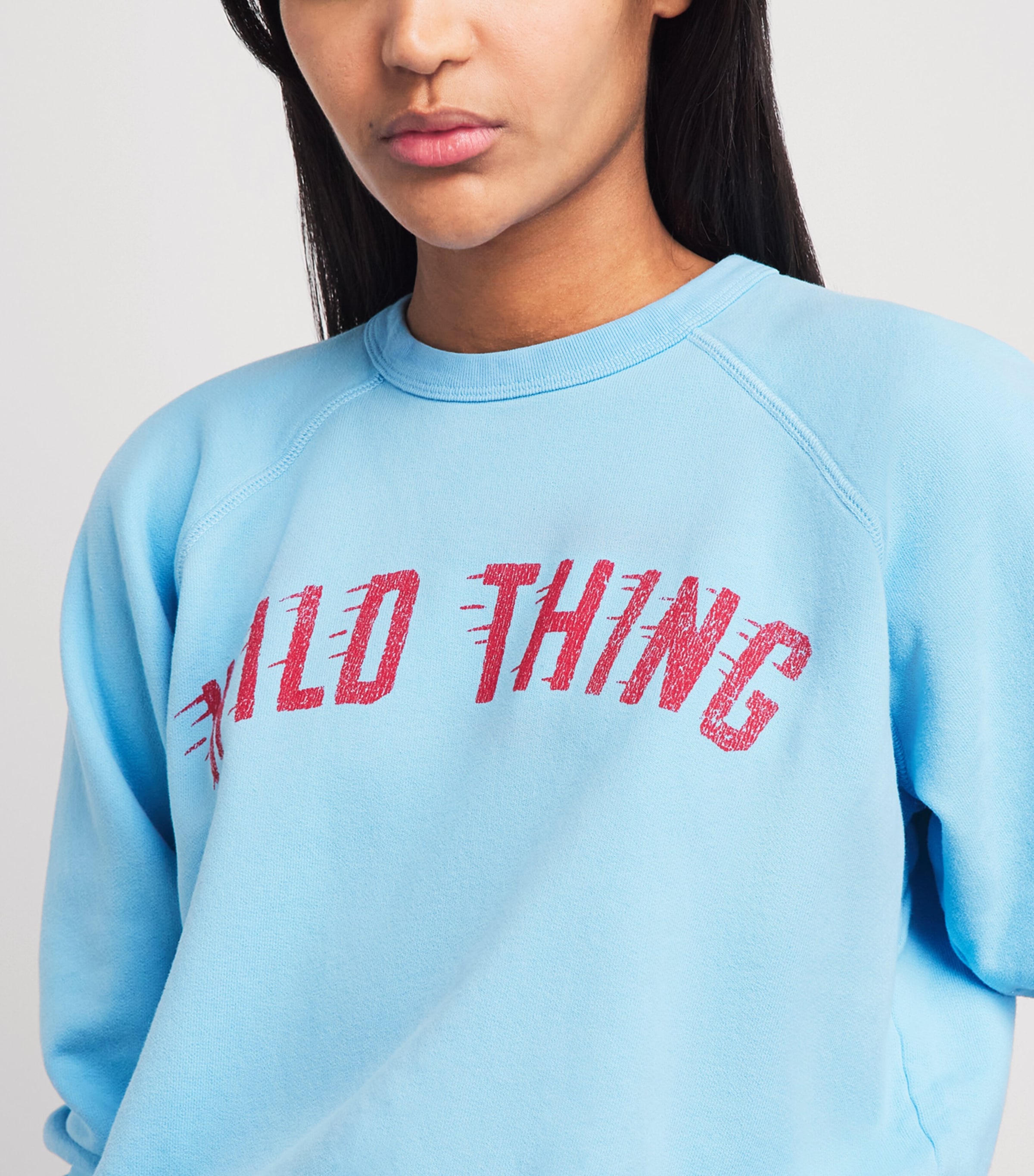 MOTHER Womens Cotton The Concert Sweatshirt Wild Thing Image 3