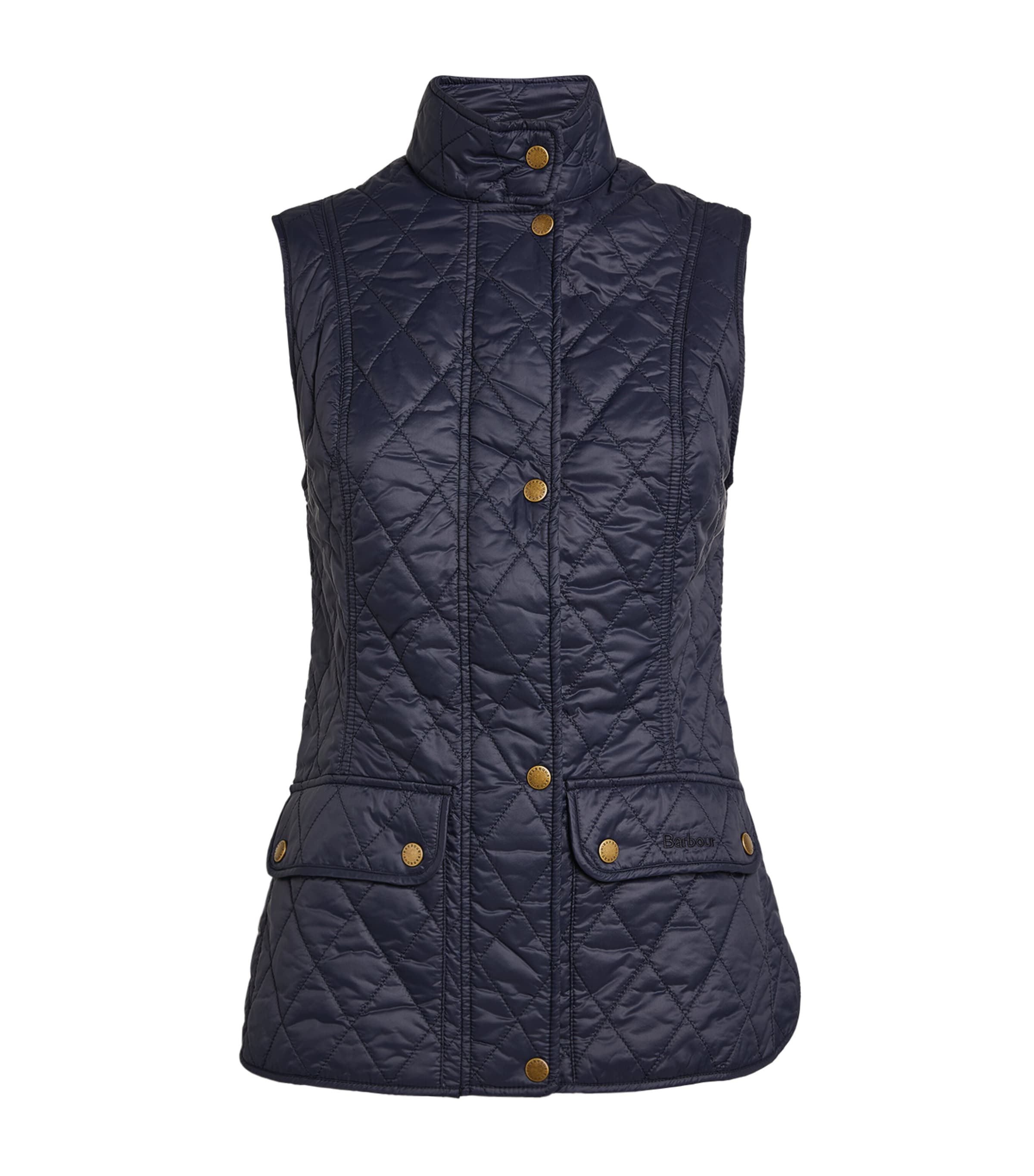 Barbour Quilted Otterburn Gilet In Navy