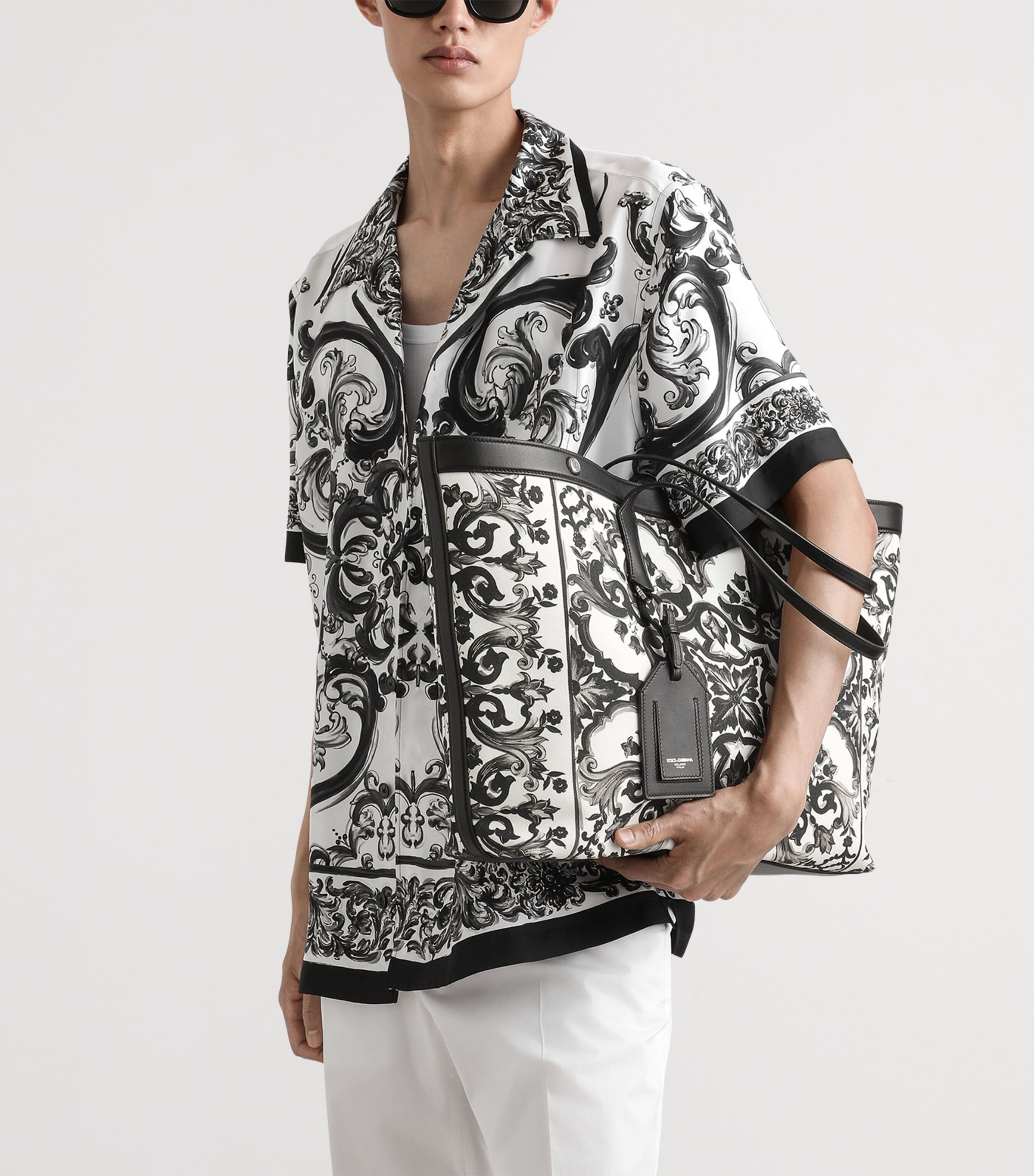 Canvas Majolica Tote Bag IZ3TN-MAIOLICA Image 6