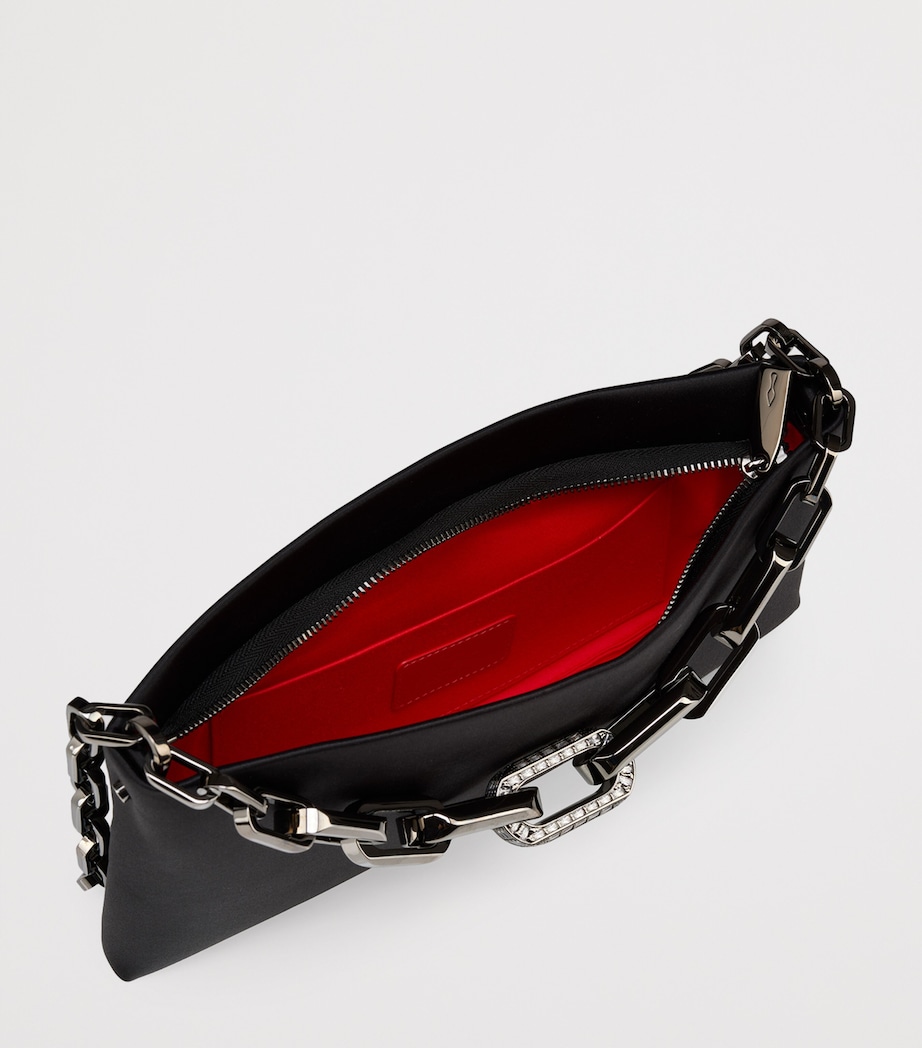 Maykimay Chain Silk Crepe Shoulder Bag BK01 Image 4