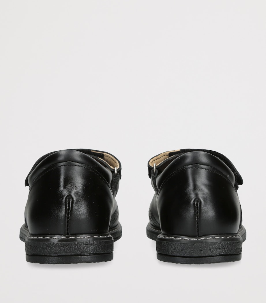 papouelli Leather Louisa Pumps Black Image 2