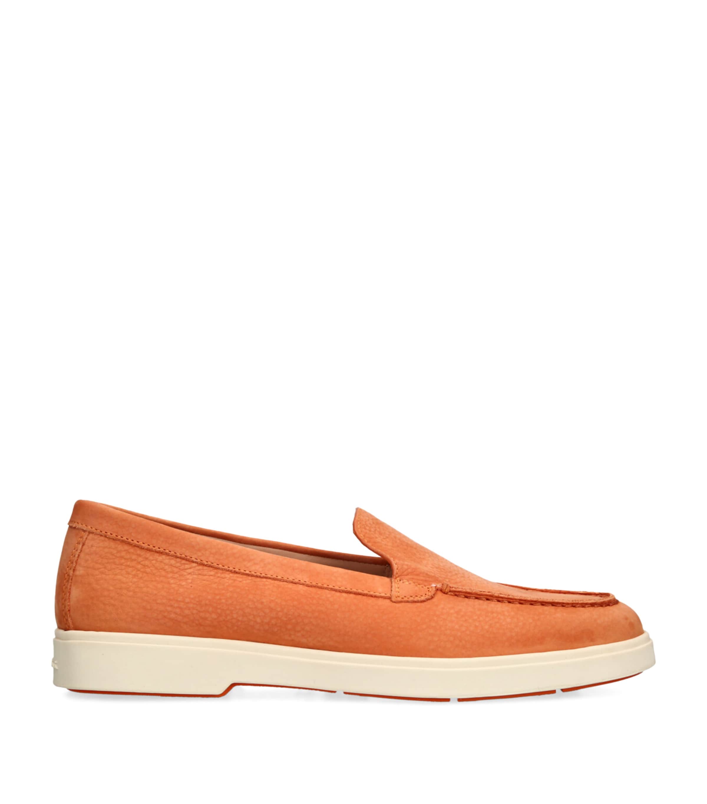 Suede Loafers ORANGE Image 1