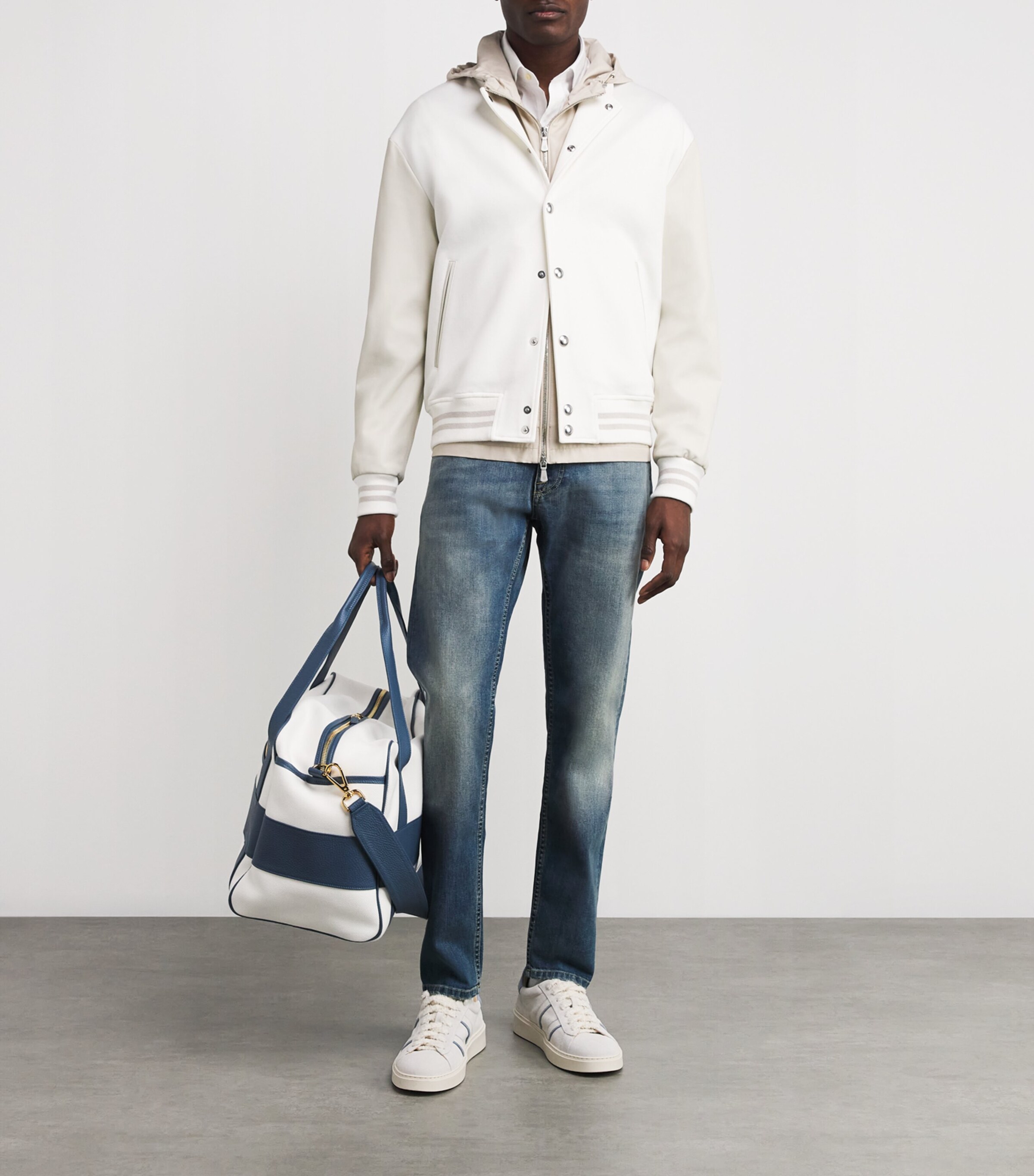 Eleventy Mens Five-Pocket Slim Jeans Zucchero Image 2