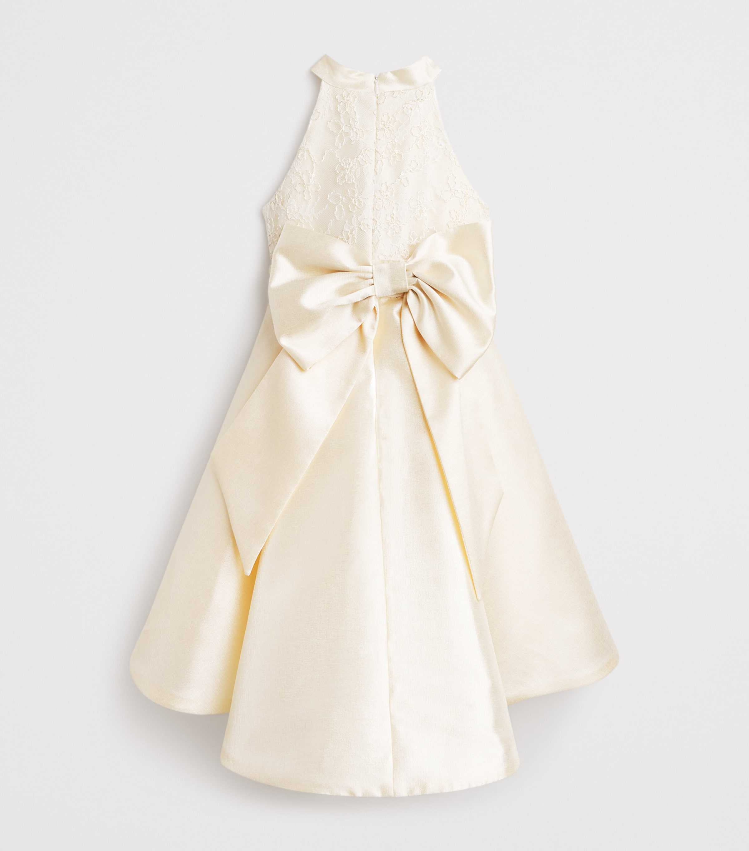 Lace-Trim Dress (4-14 Years) ORO-GOLD Image 2